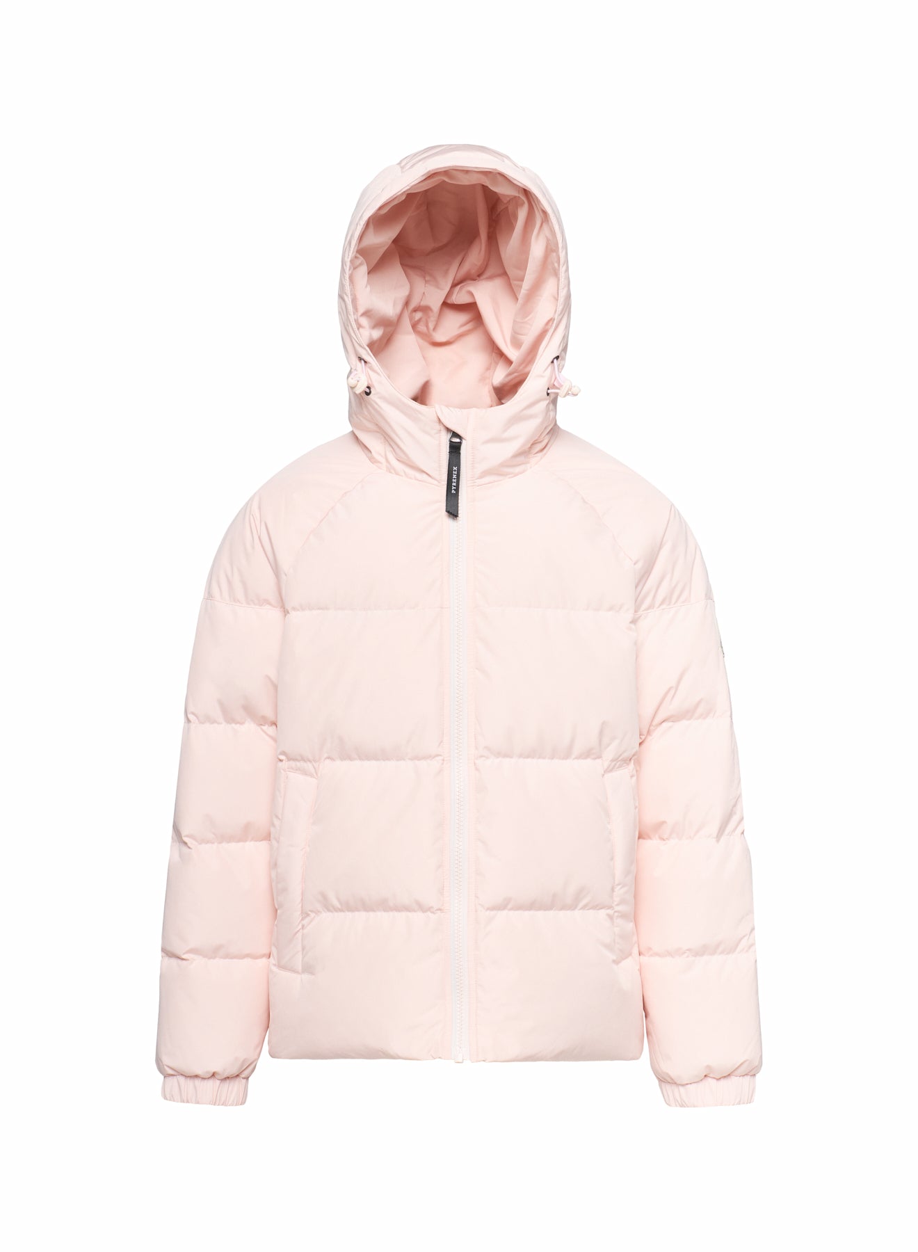Pyrenex Sten Smooth pale pink unisex children's hooded down jacket-6