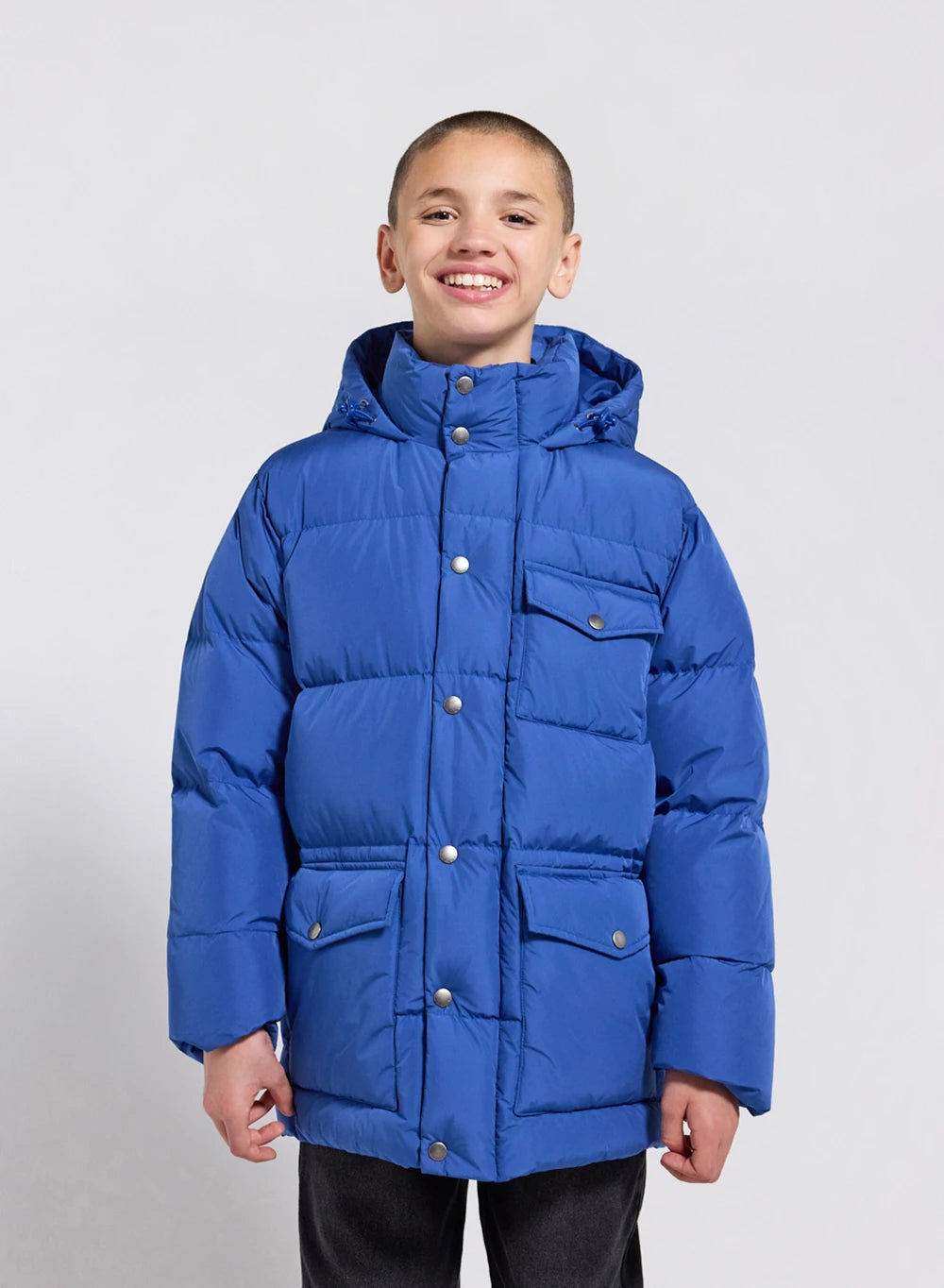 Soal blue children's winter down jacket-2