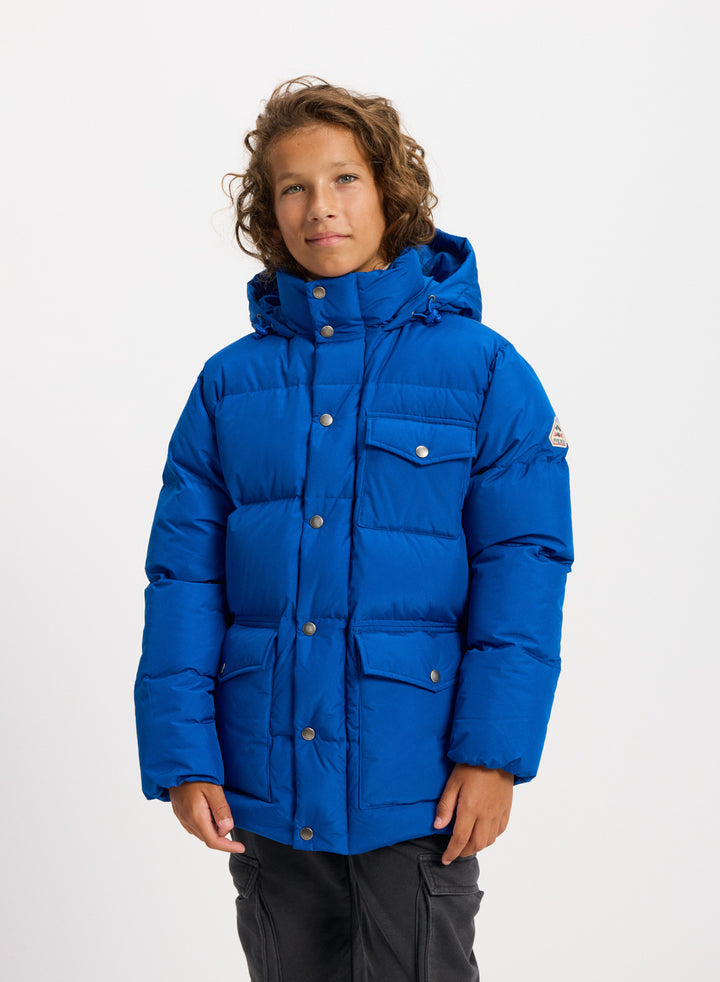 Doudoune Enfant Garçon Hiver - Manteau Rembourré Avec Graphène, Coupe-vent, à Capuche, Tailles 6 à 17 Ans