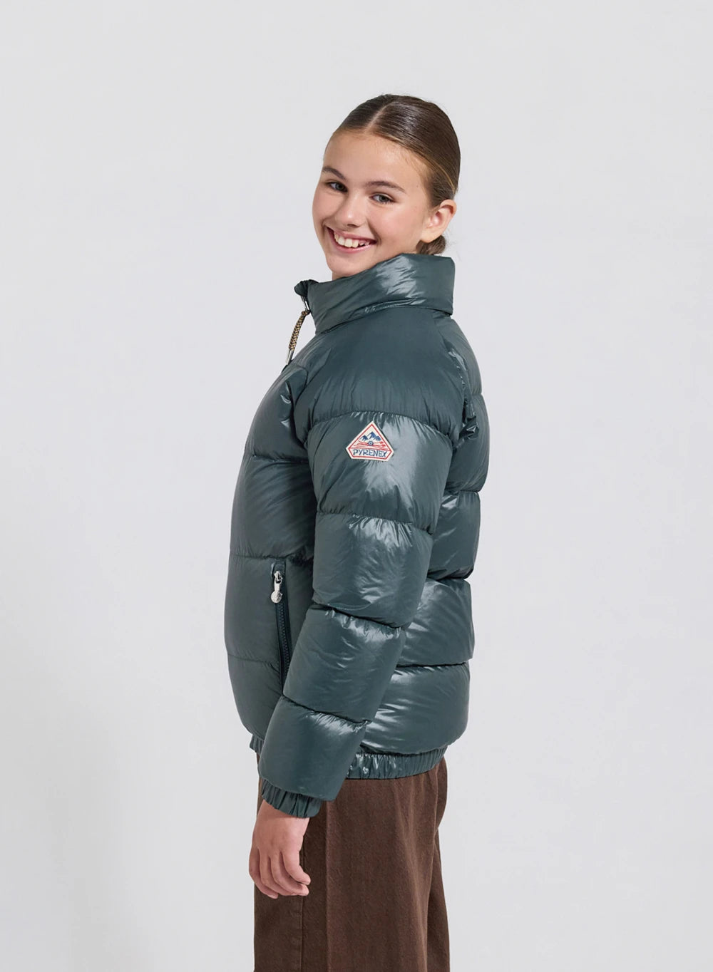 Doudoune pour enfant Pyrenex Vintage Mythic vert foncé
