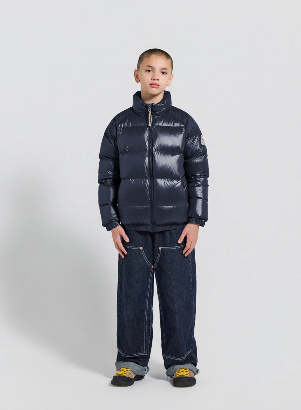 Pyrenex Vintage Mythic Kinder-Daunenjacke, marineblau-3