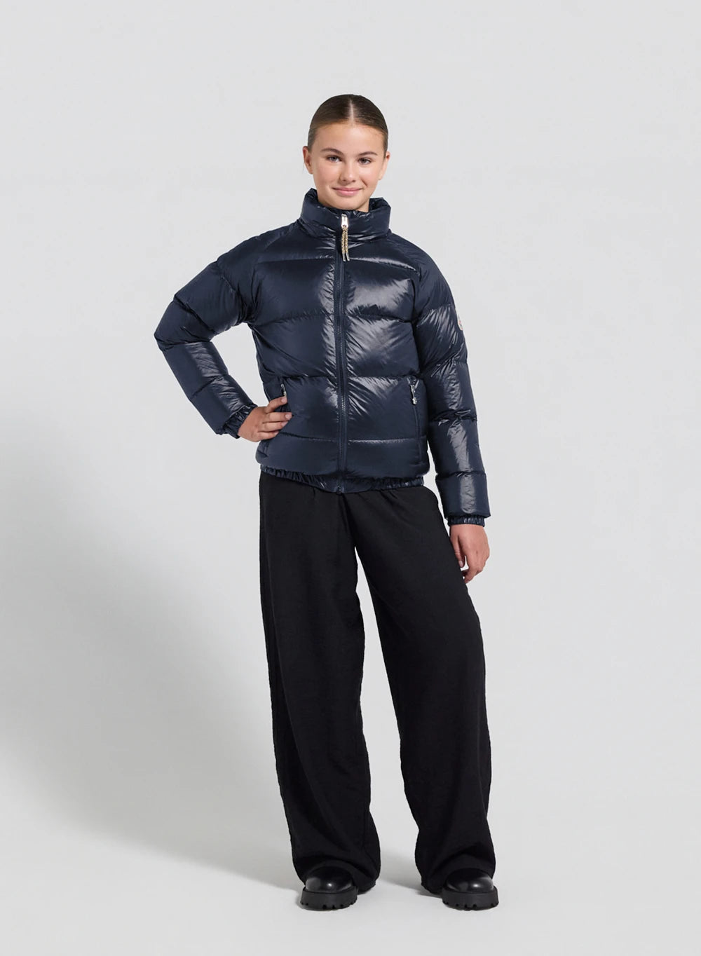Doudoune pour enfant Pyrenex Vintage Mythic bleu marine