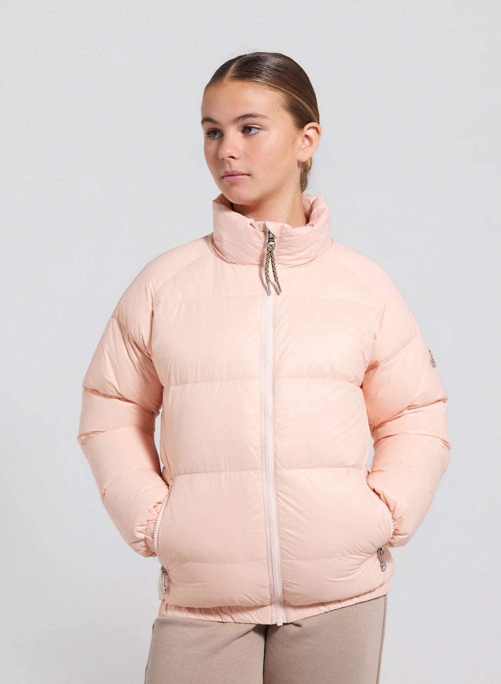 Pyrenex Vintage Mythic children's down jacket, pale pink-1