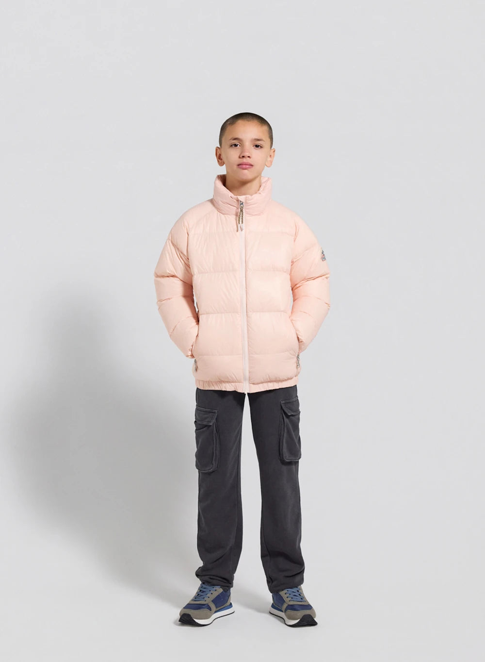 Doudoune pour enfant Pyrenex Vintage Mythic rose pâle