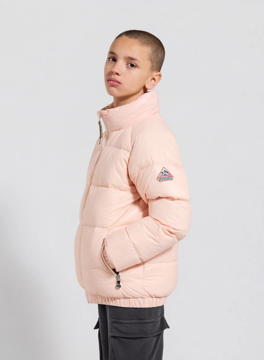 Pyrenex Vintage Mythic children's down jacket, pale pink-6