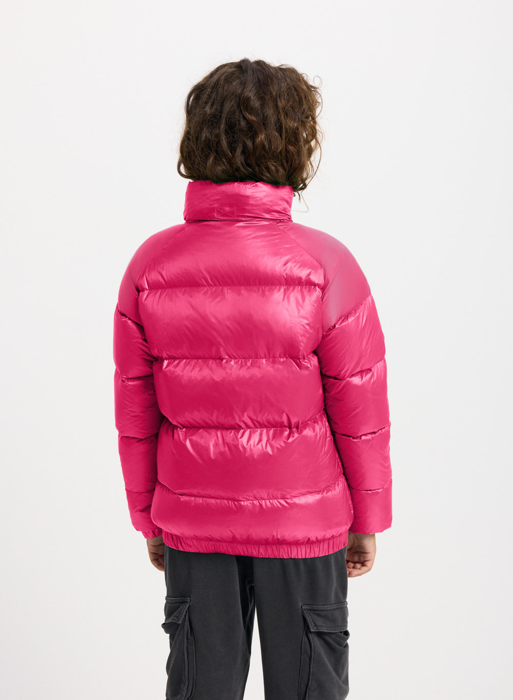 Doudoune pour enfant Pyrenex Vintage Mythic fuchsia-8