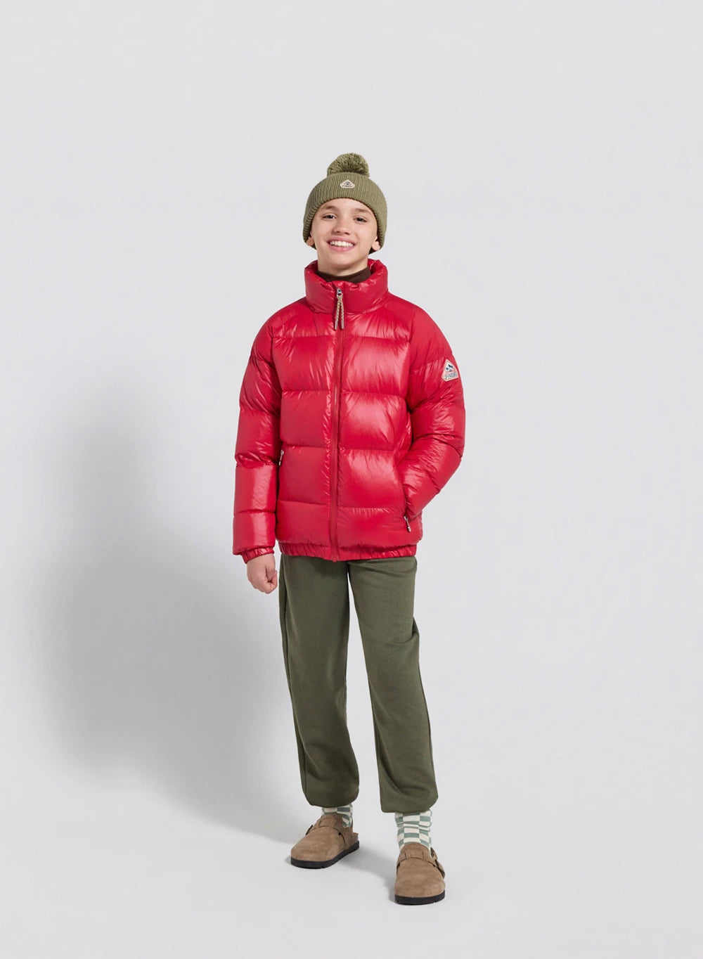 Doudoune pour enfant Pyrenex Vintage Mythic rouge