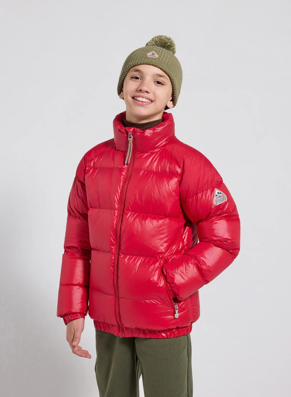 Doudoune pour enfant Pyrenex Vintage Mythic rouge