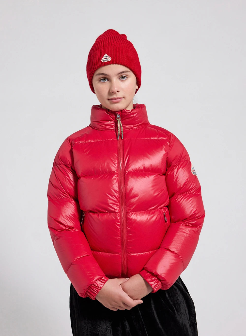 Doudoune pour enfant Pyrenex Vintage Mythic rouge-3