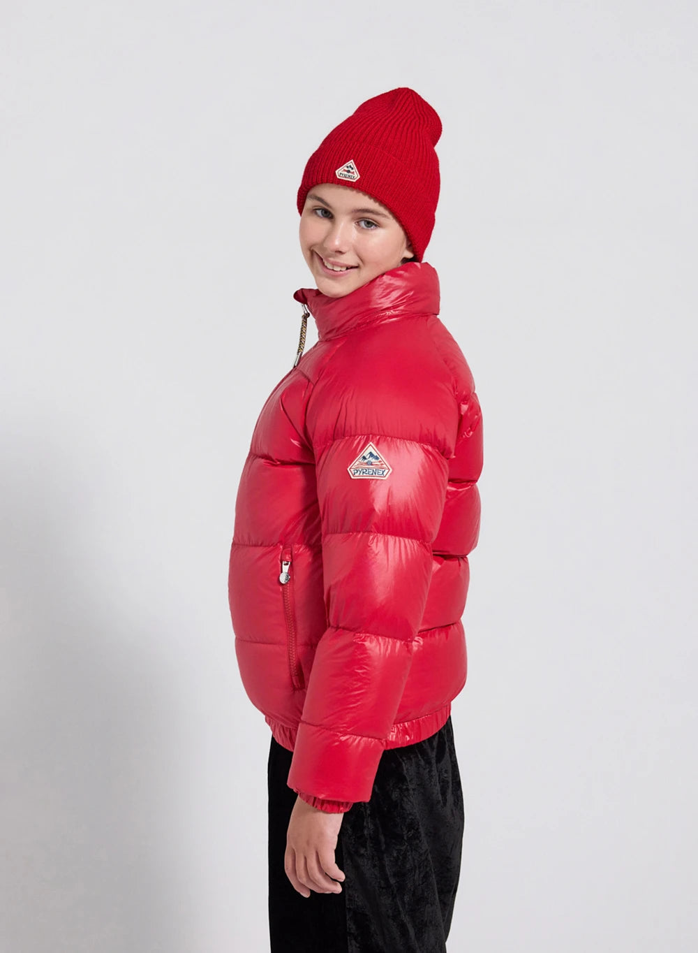 Doudoune pour enfant Pyrenex Vintage Mythic rouge-7