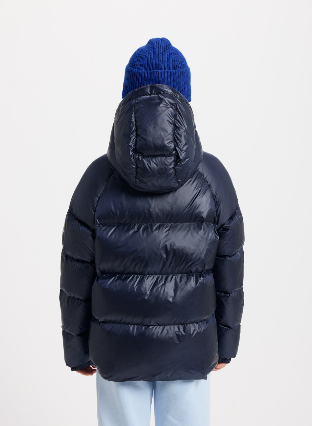 Kids unisex vintage hooded down jacket Sten 2 | Pyrenex EN