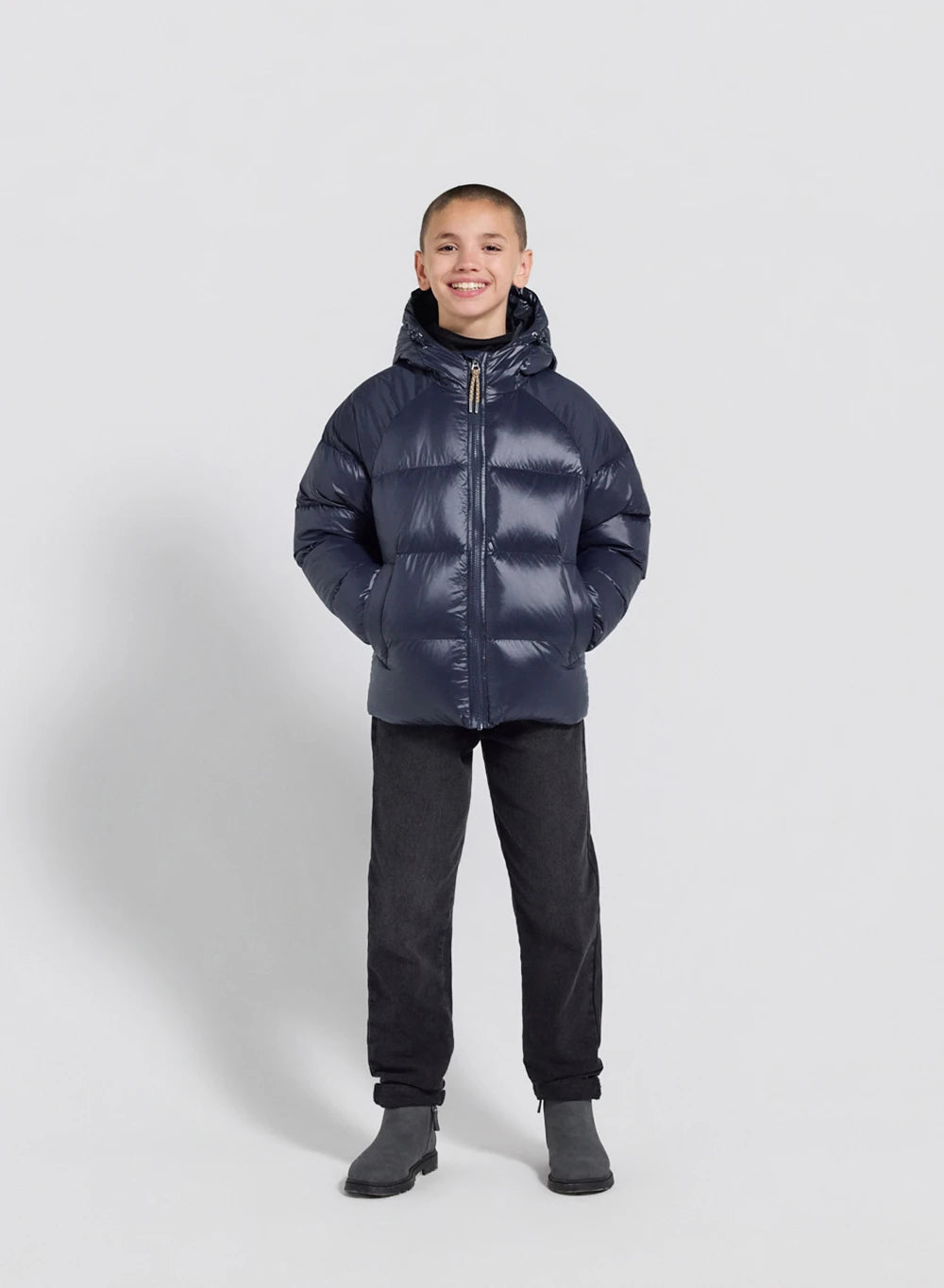 Doudoune à capuche enfant Pyrenex Sten Amiral