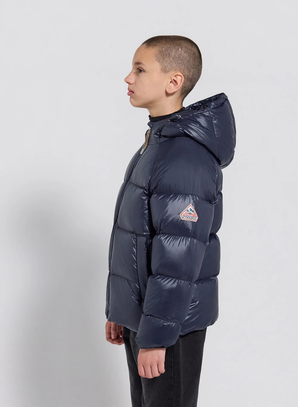 Pyrenex Sten Kinder-Daunenjacke mit Kapuze, marineblau-6