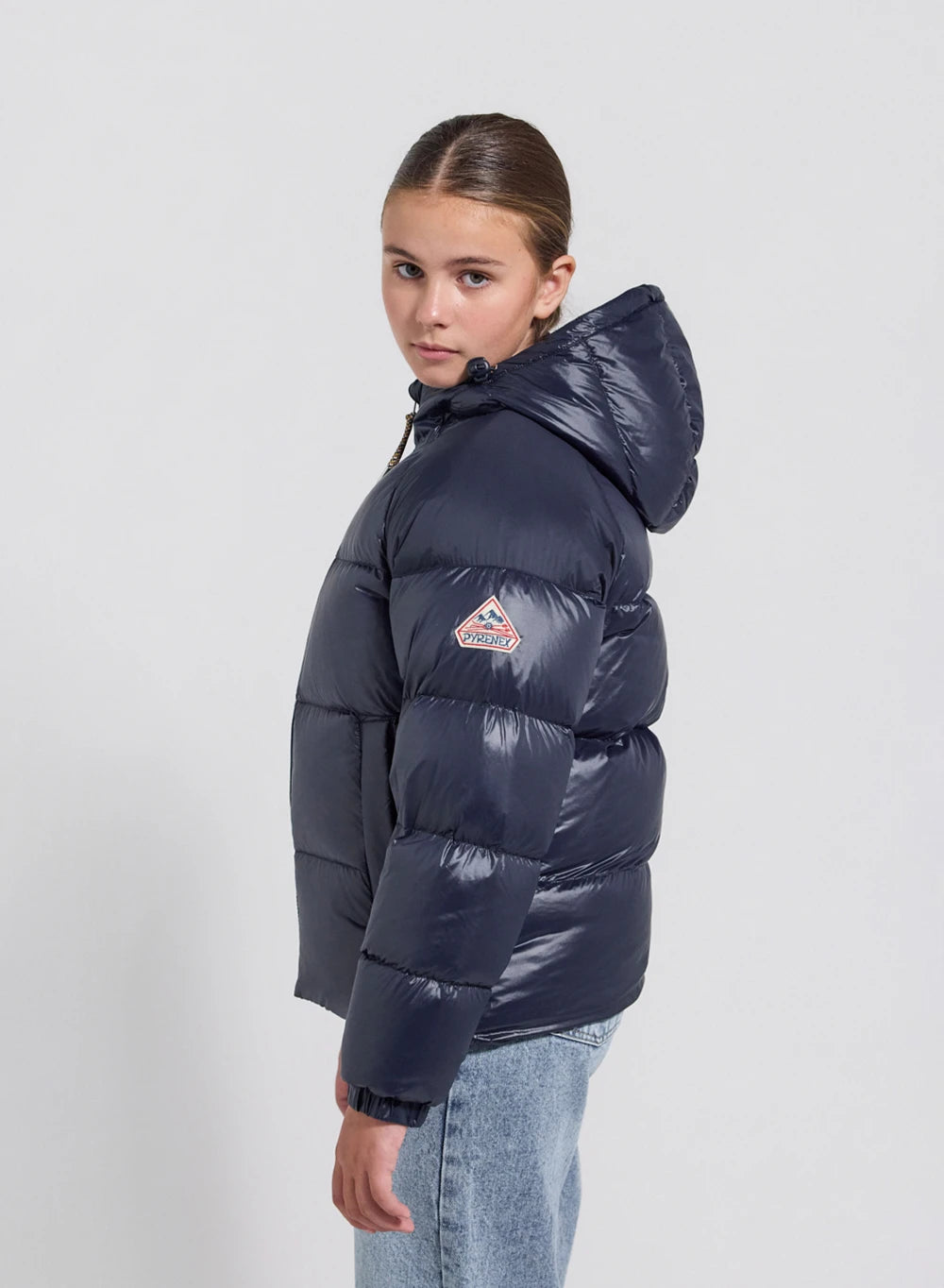 Doudoune à capuche enfant Pyrenex Sten Amiral