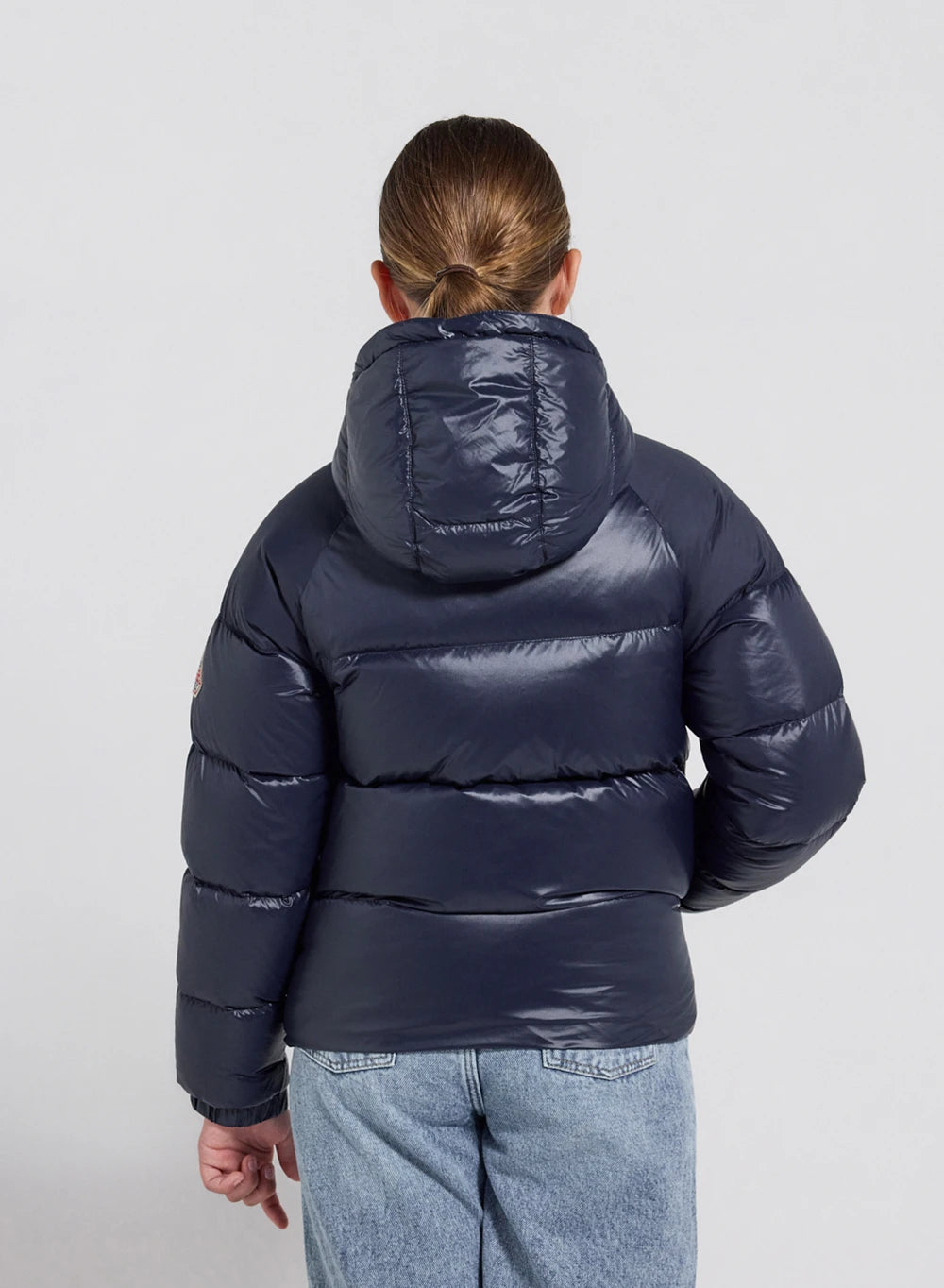 Pyrenex Sten Kinder-Daunenjacke mit Kapuze, marineblau-7