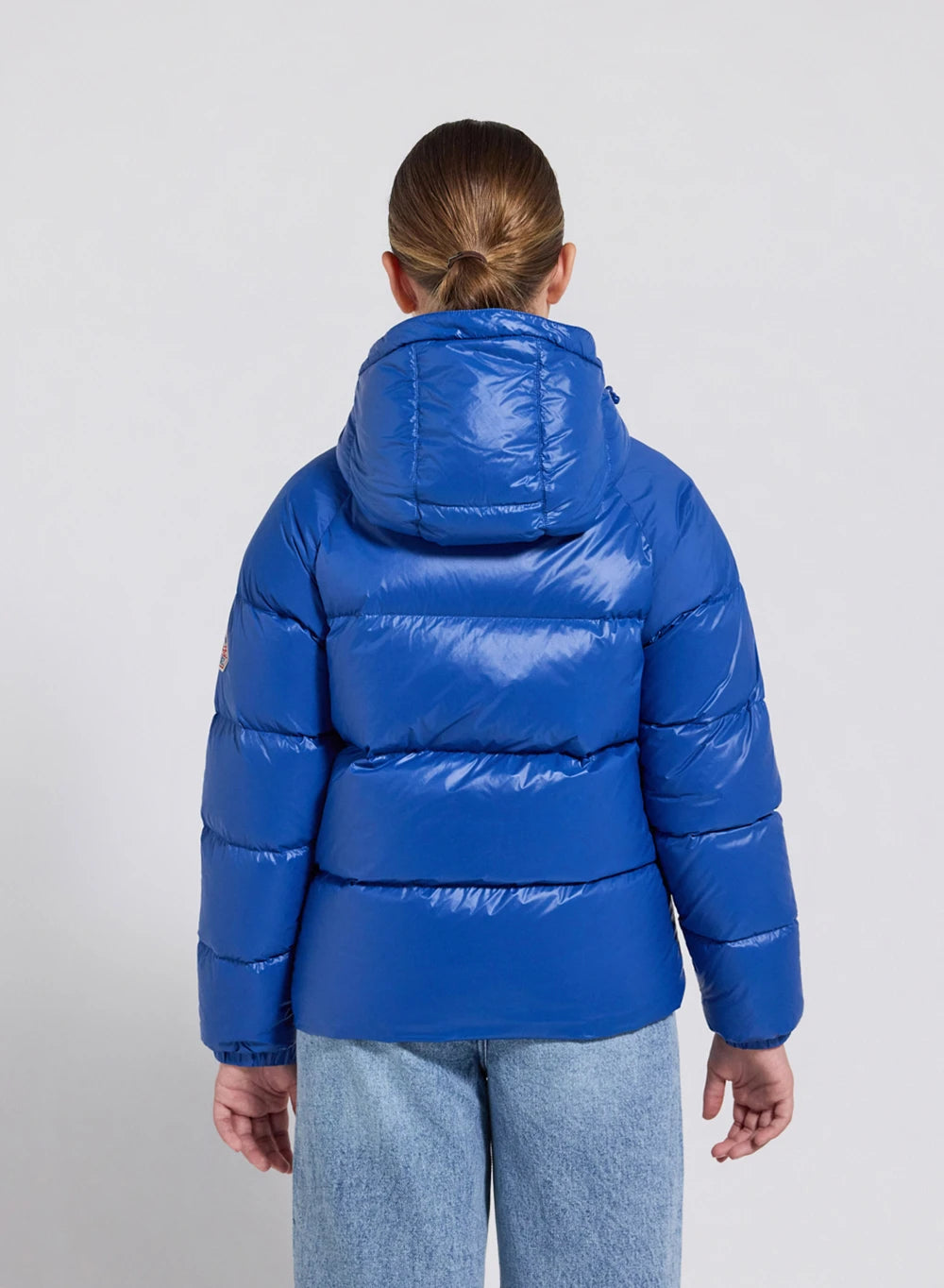 Doudoune à capuche enfant Pyrenex Sten bleue
