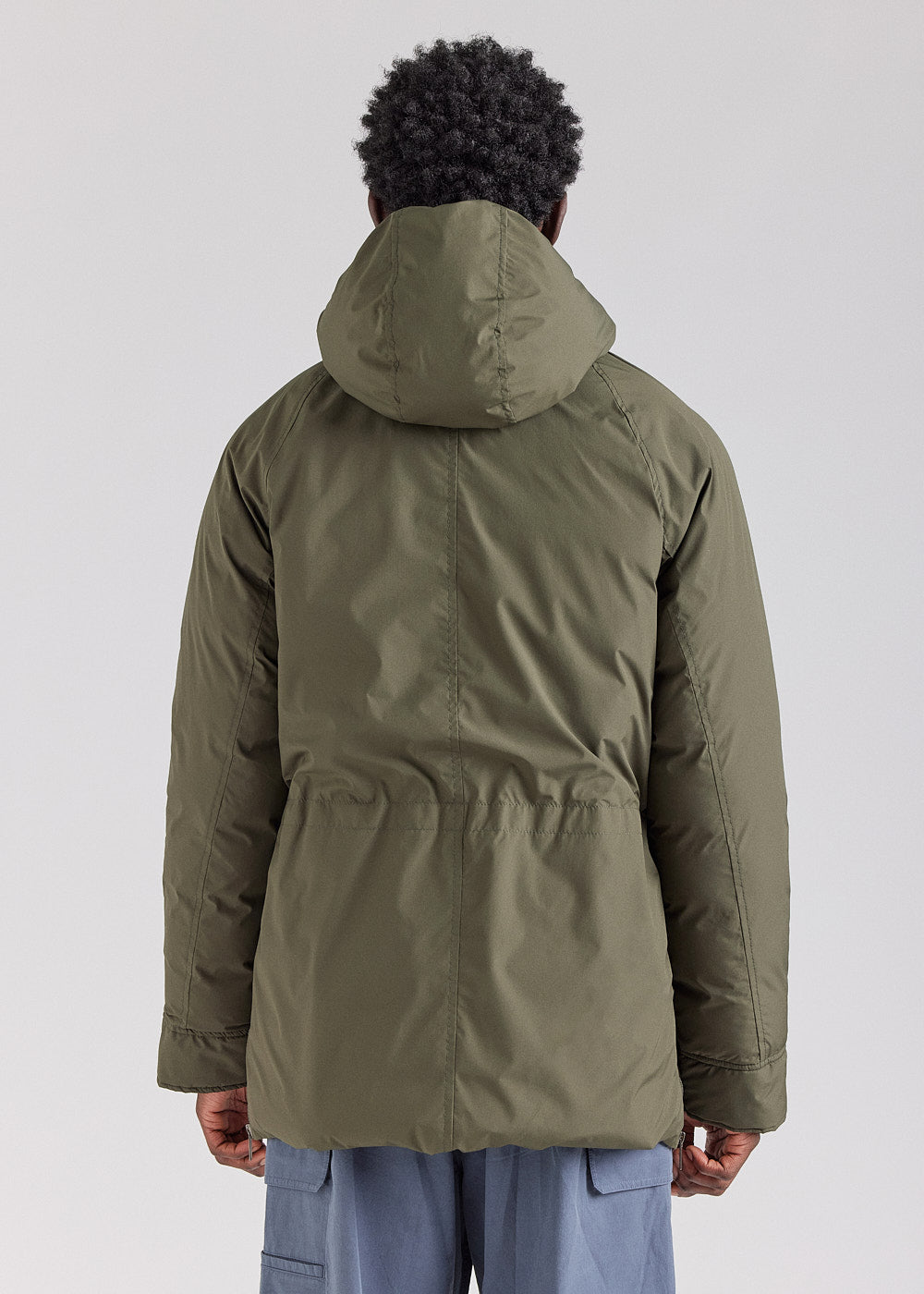 Pyrenex Bazus men's parka in natural khaki down-5