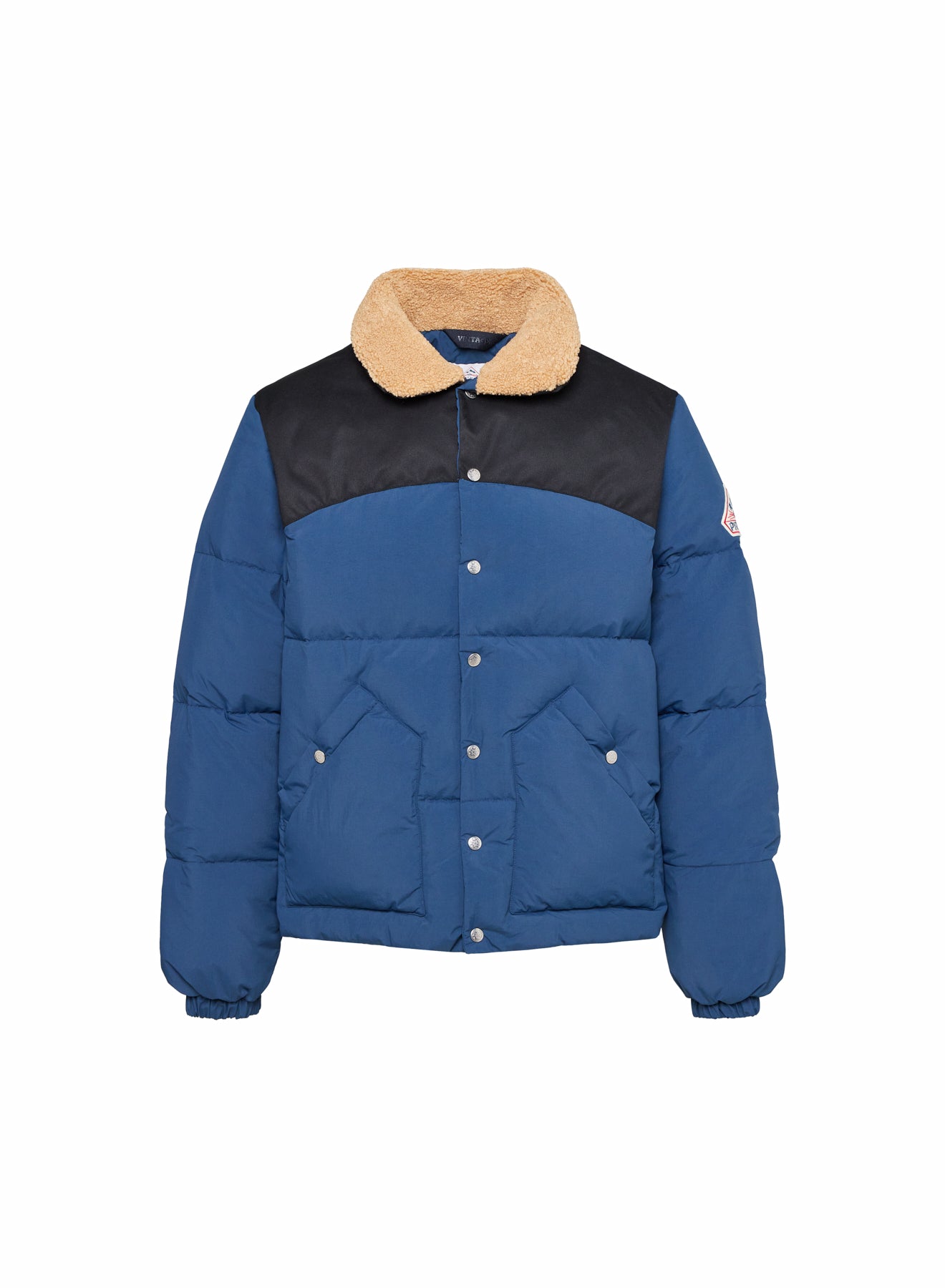Pyrenex Fiery petrol blue winter down jacket-6