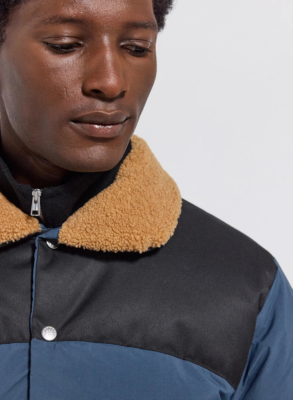 Pyrenex Fiery petrol blue winter down jacket-5
