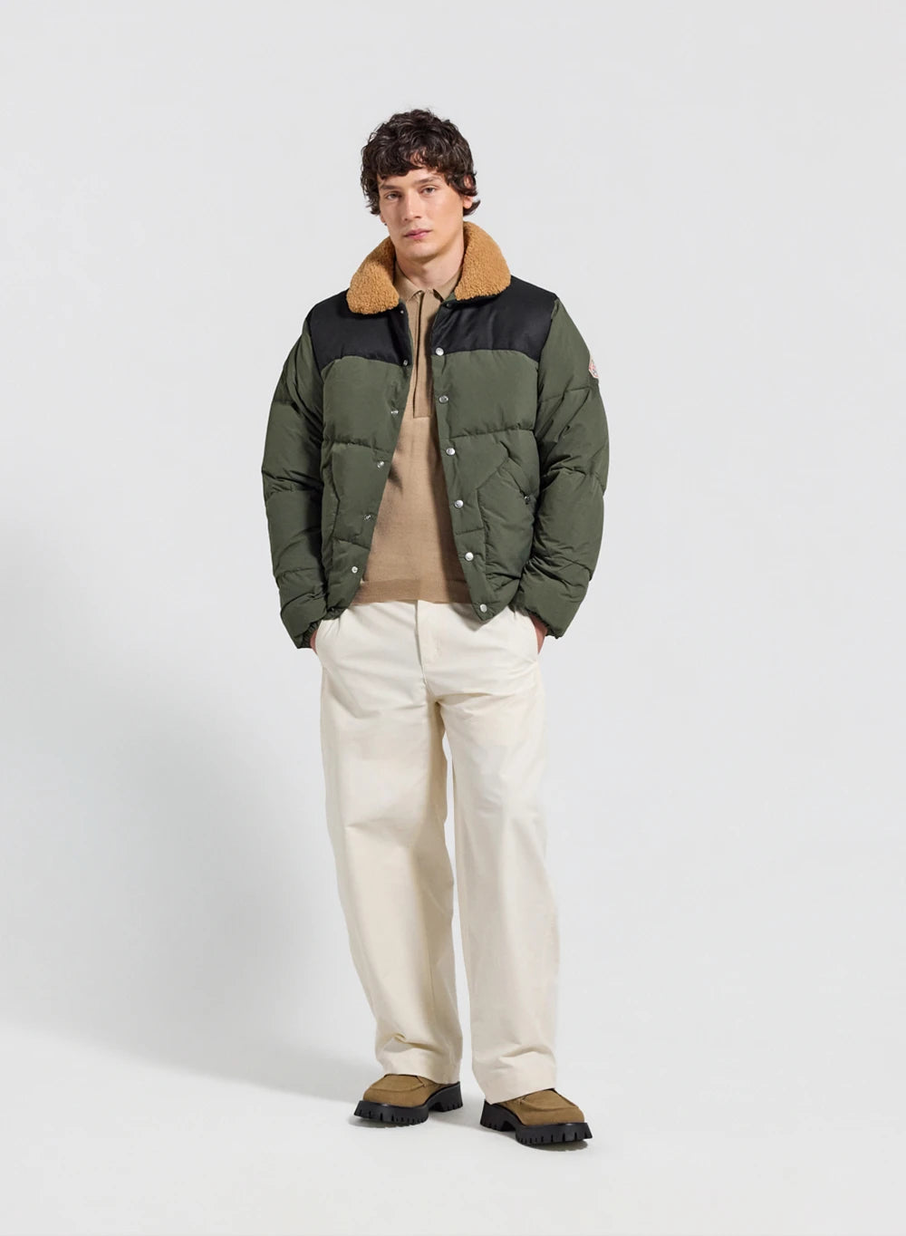 Winter-Daunenjacke Pyrenex Fiery dunkelkhaki-3