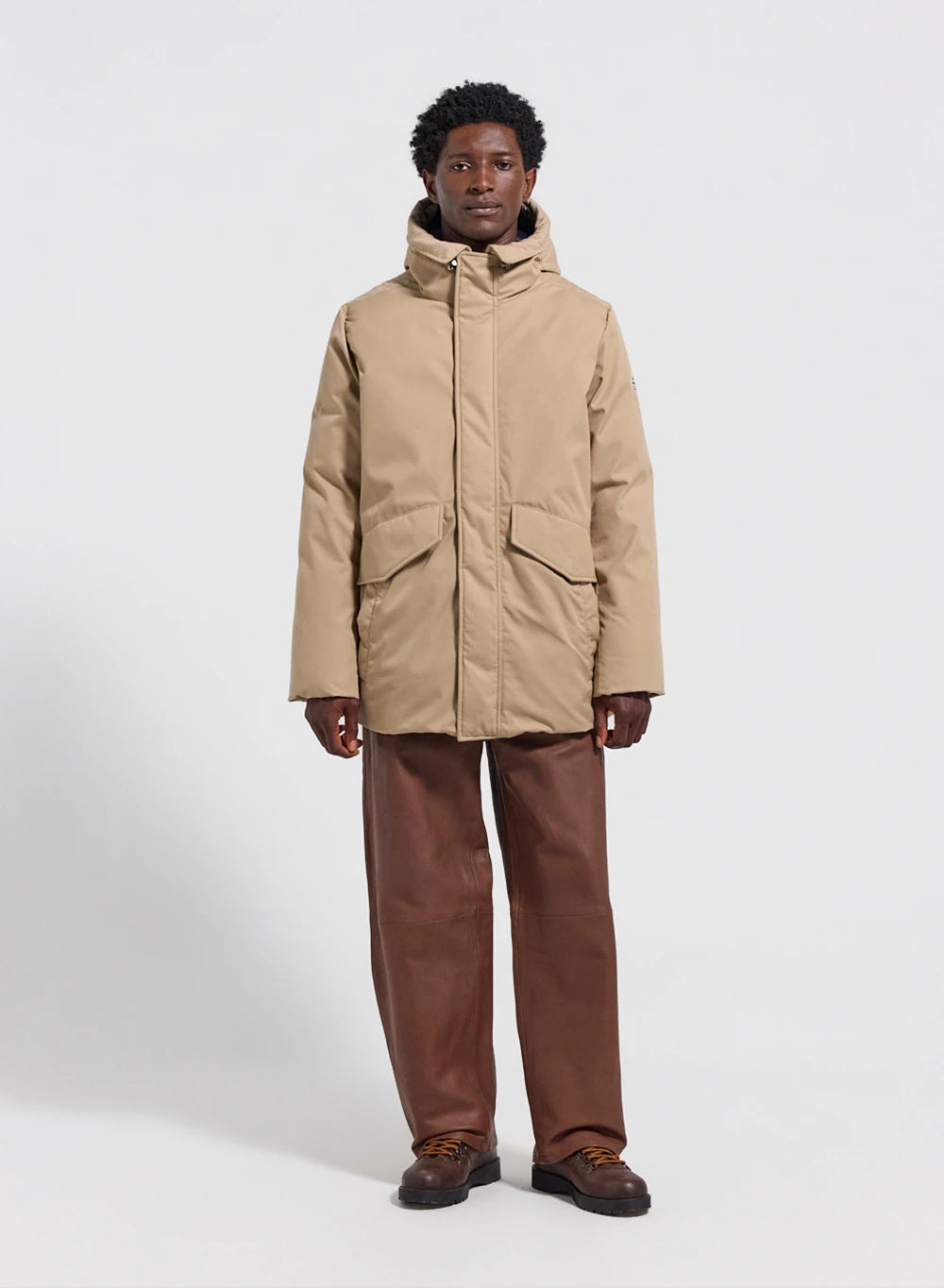 Gesteppter Parka mit Kapuze für Herren Pyrenex Fingal hellbeige