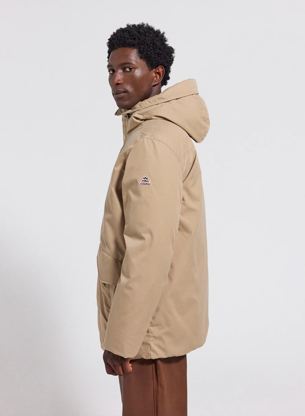 Gesteppter Parka mit Kapuze für Herren Pyrenex Fingal hellbeige