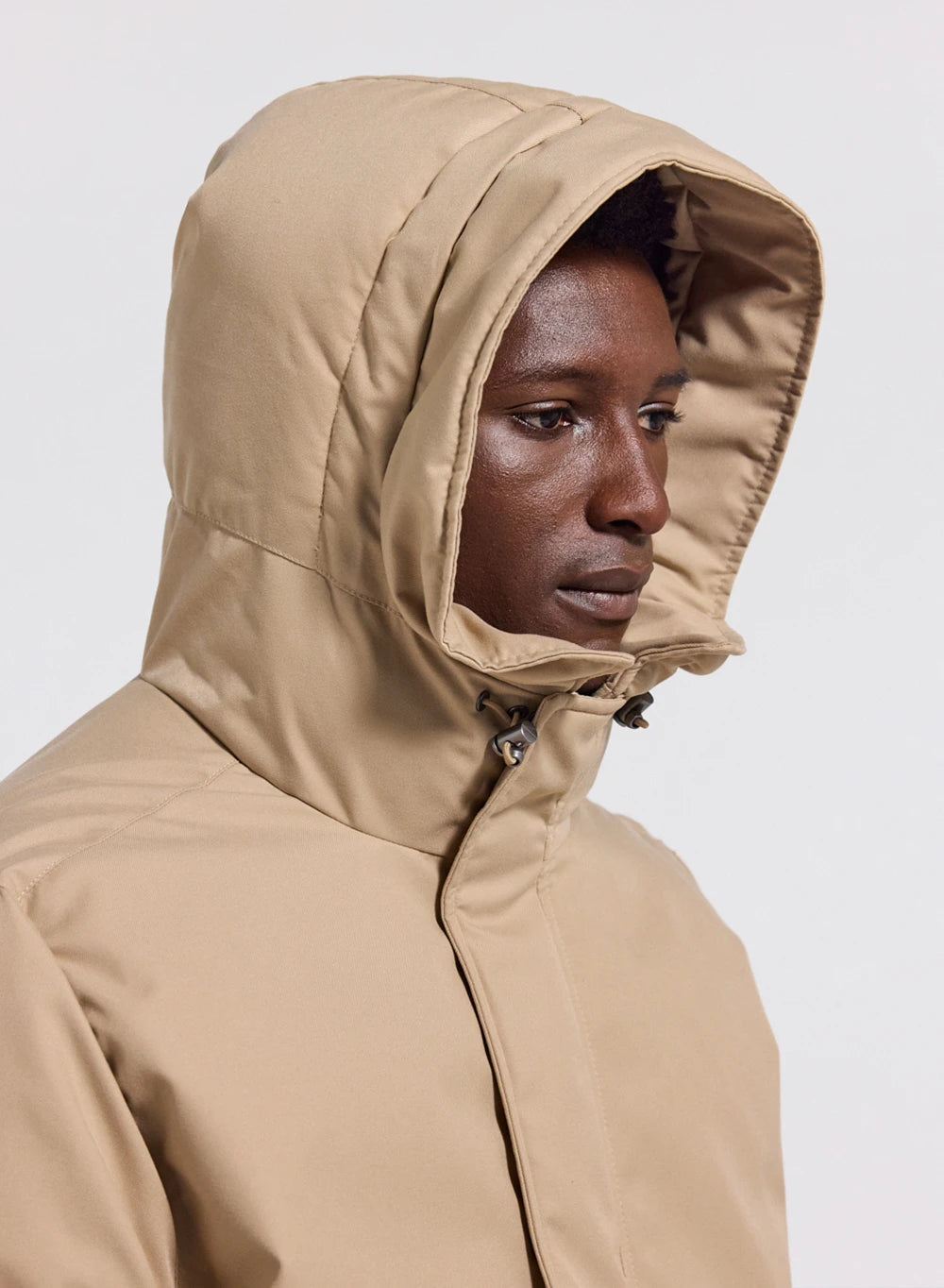Gesteppter Parka mit Kapuze für Herren Pyrenex Fingal hellbeige