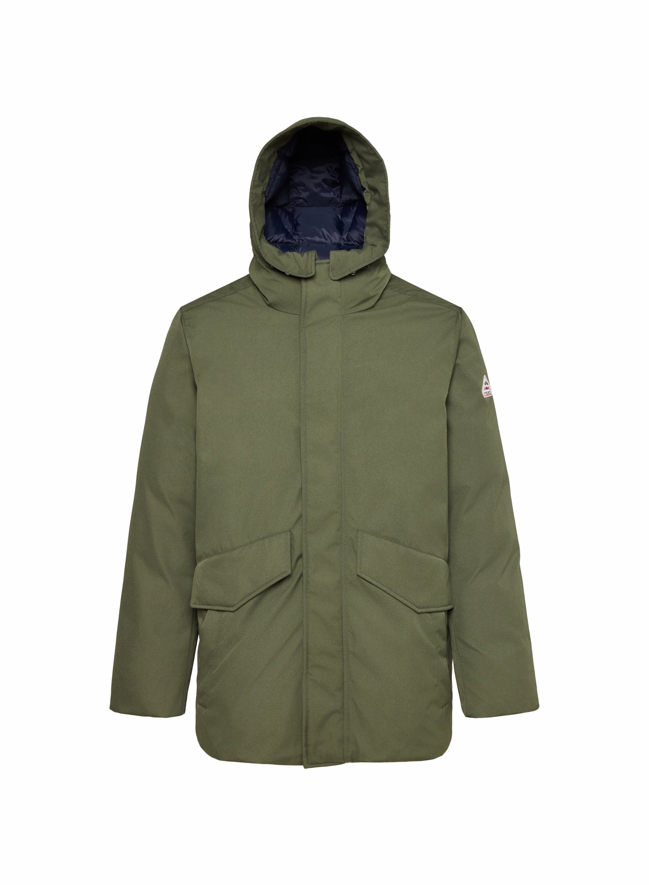 Gesteppte Kapuzen-Parka für Herren Pyrenex Fingal Dunkelkhaki-6