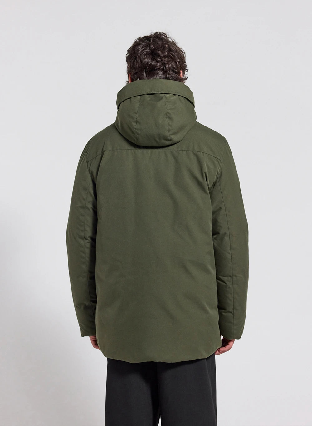 Gesteppte Kapuzen-Parka für Herren Pyrenex Fingal Dunkelkhaki