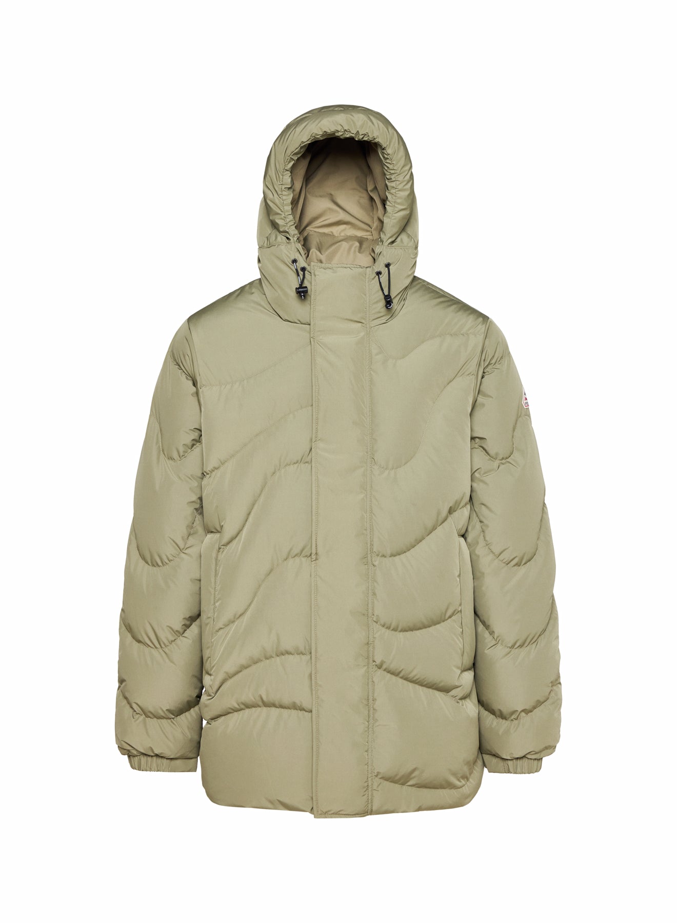 Pyrenex Mourtis men’s hooded down jacket in light khaki-6