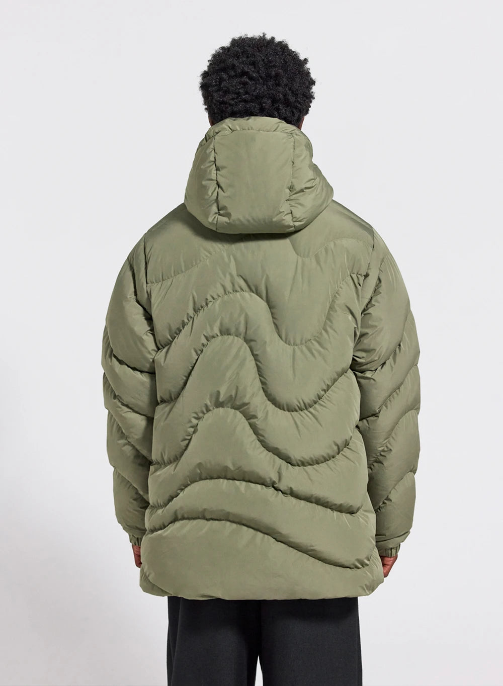 Pyrenex Mourtis men’s hooded down jacket in light khaki-5