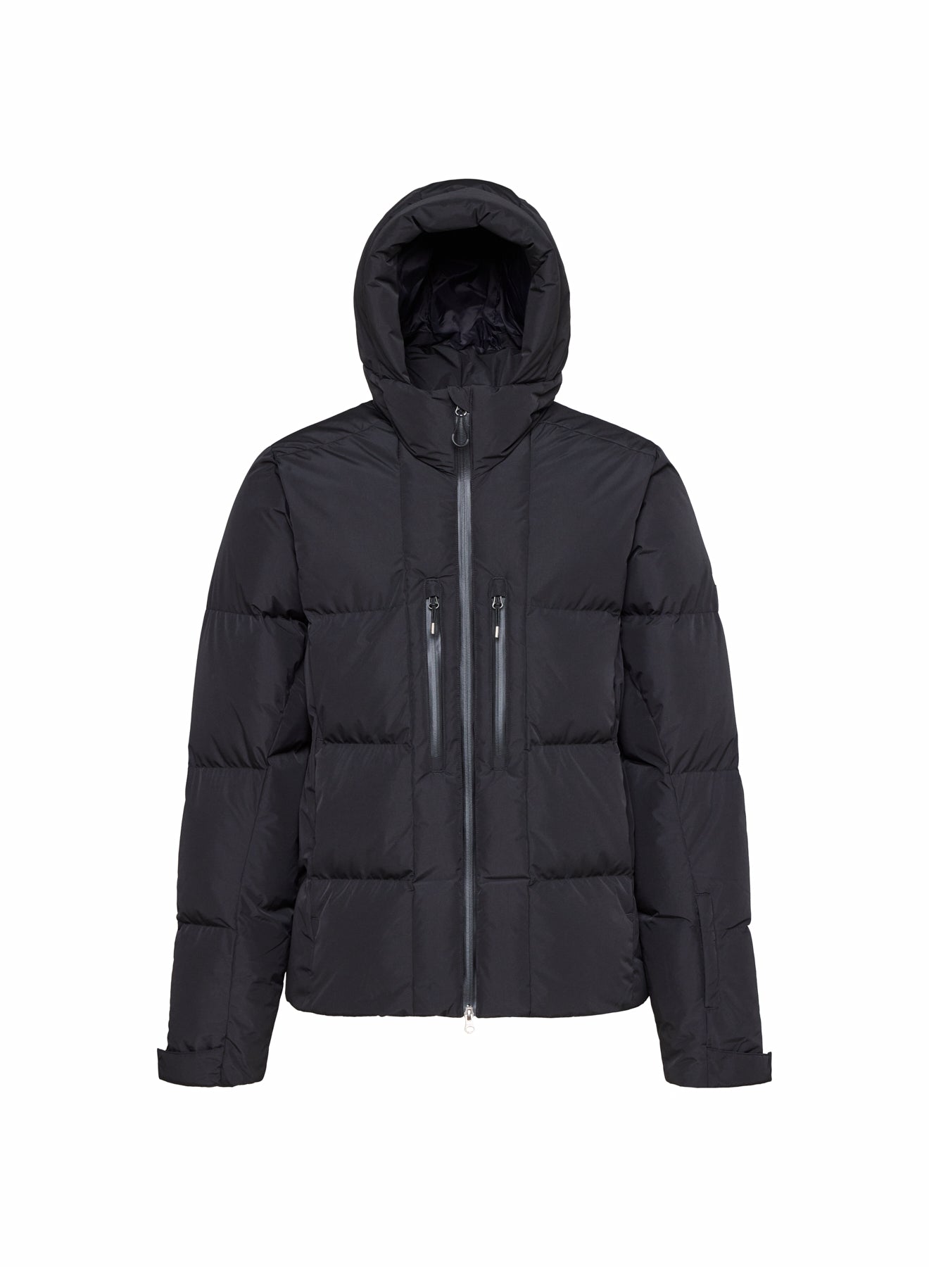 Pyrenex Impulse men’s hooded puffer jacket in black-8