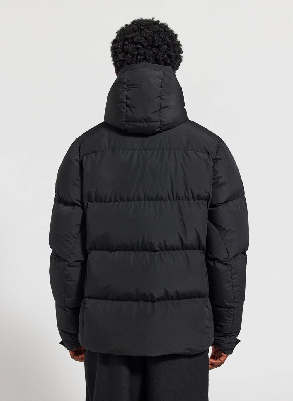 Pyrenex Impulse men’s hooded puffer jacket in black-4