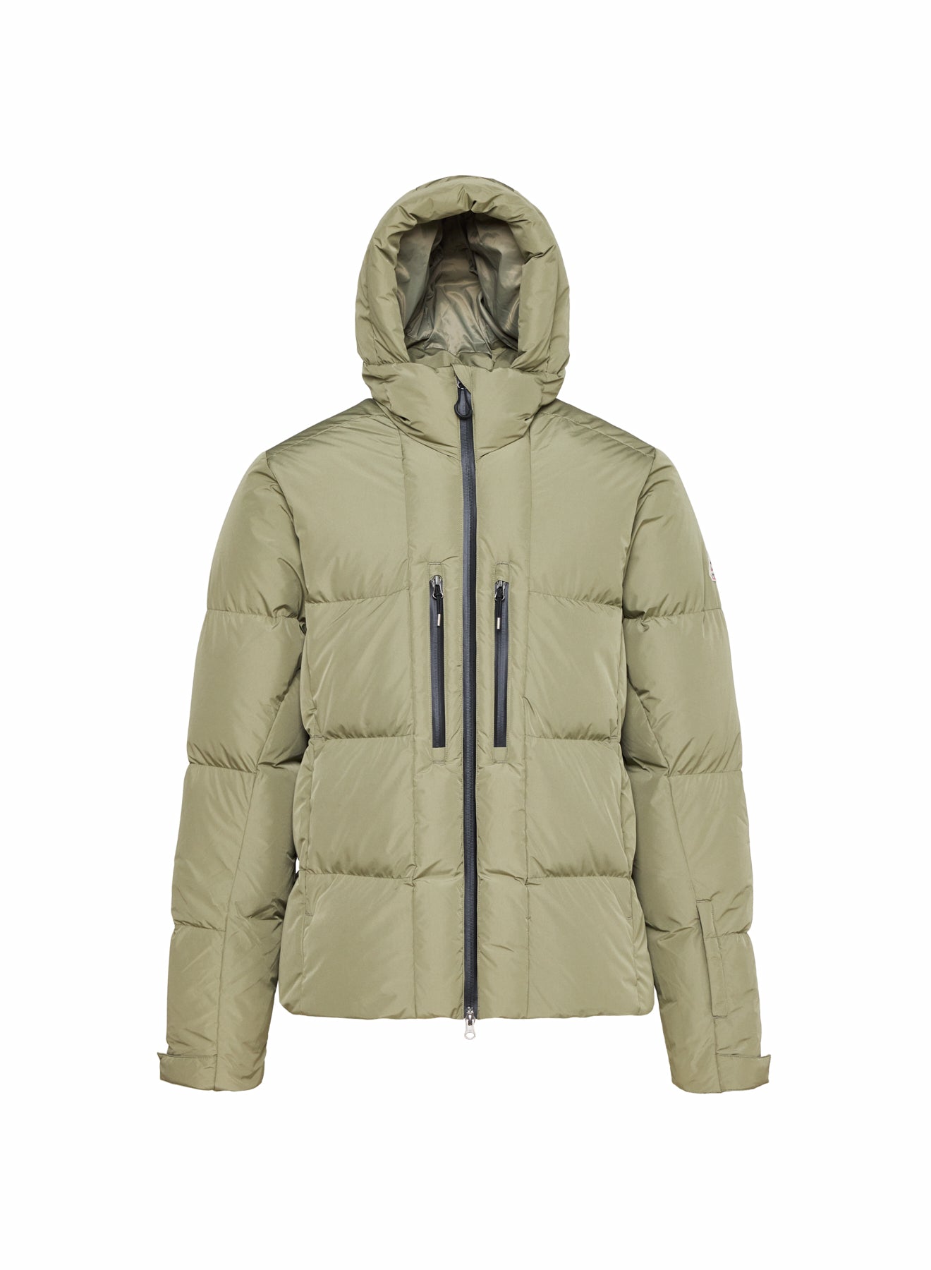Pyrenex Impulse men’s hooded puffer jacket in light khaki-9