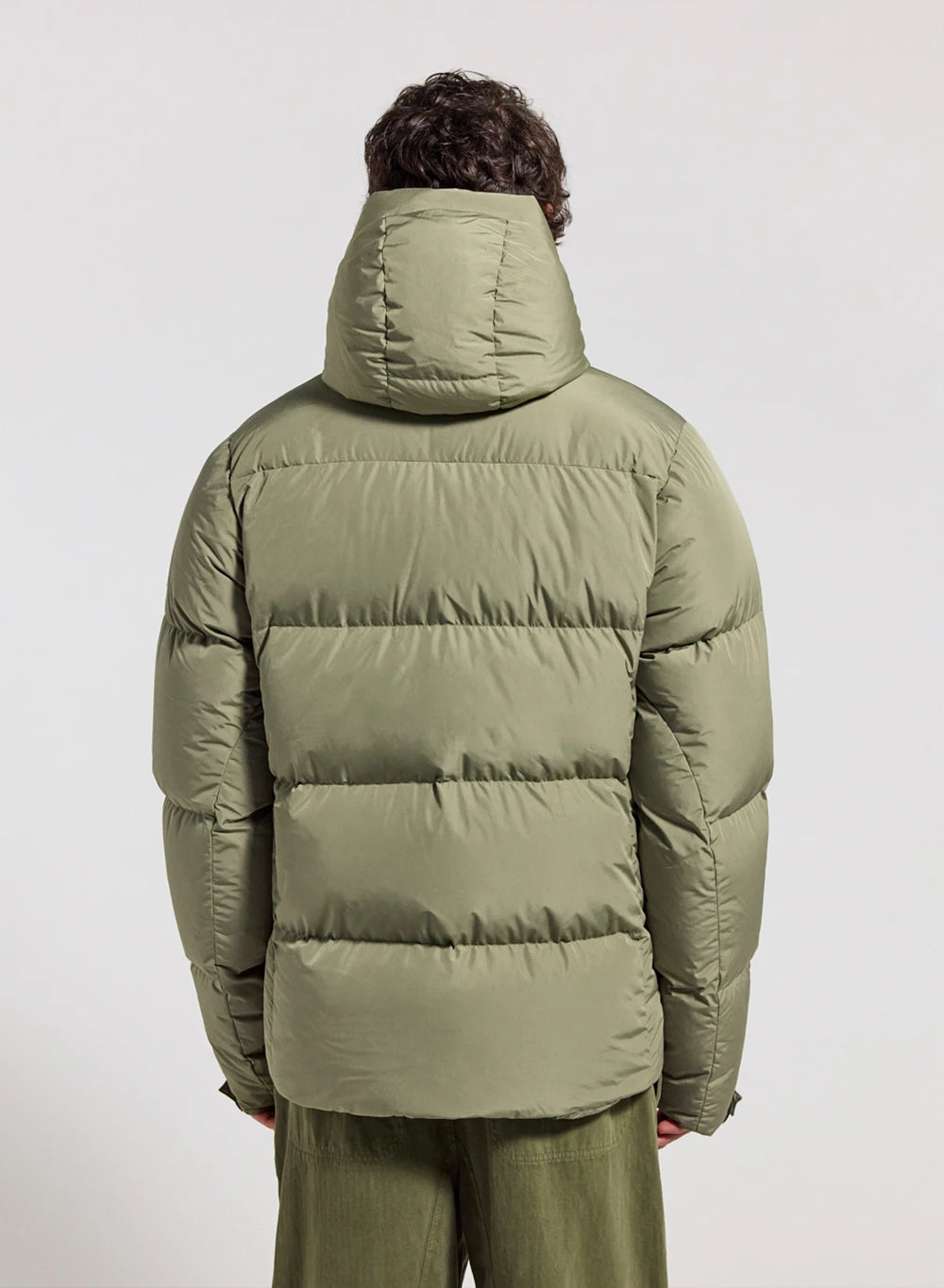 Doudoune à capuche homme Pyrenex Impulse kaki clair