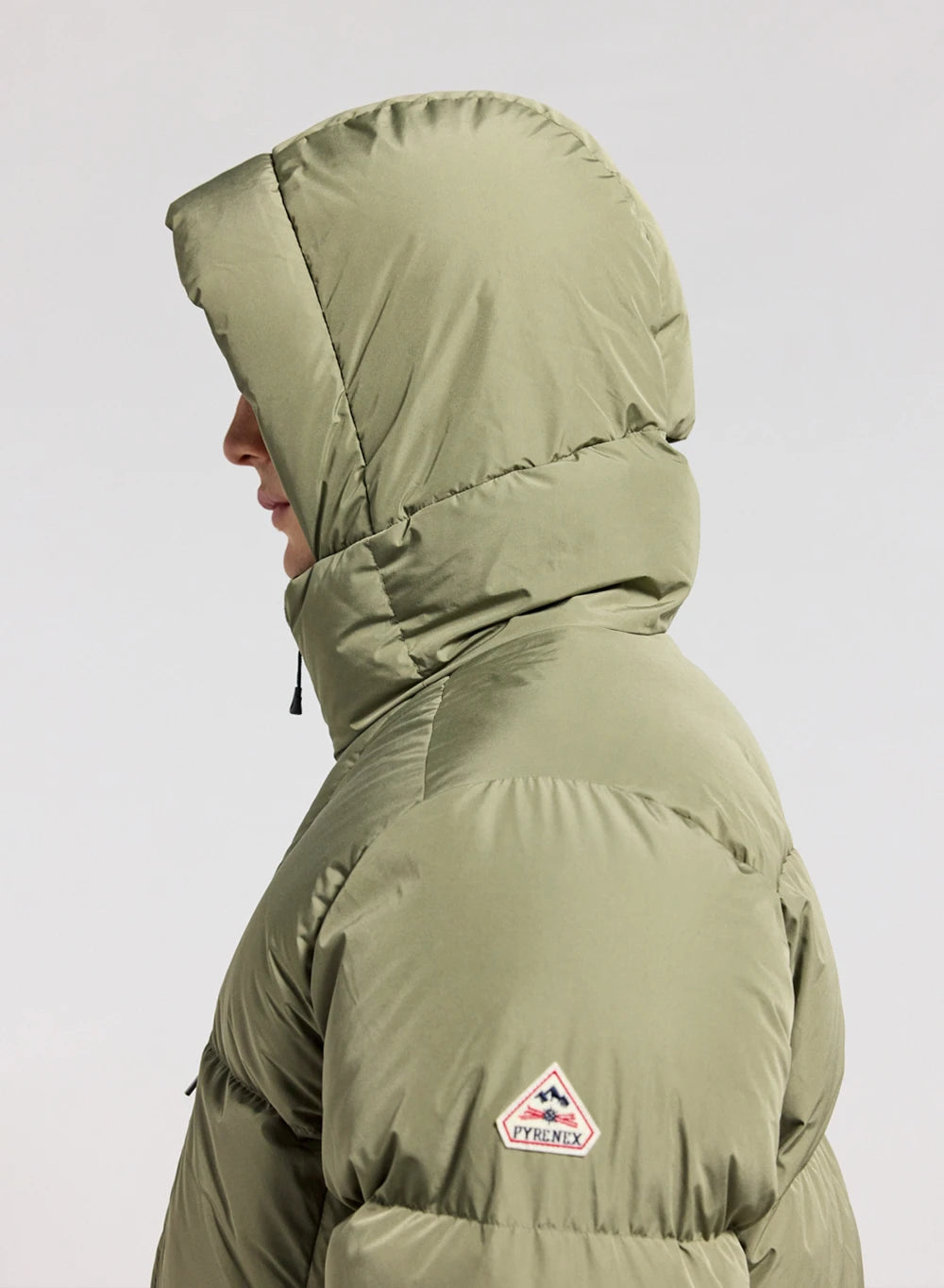 Doudoune à capuche homme Pyrenex Impulse kaki clair