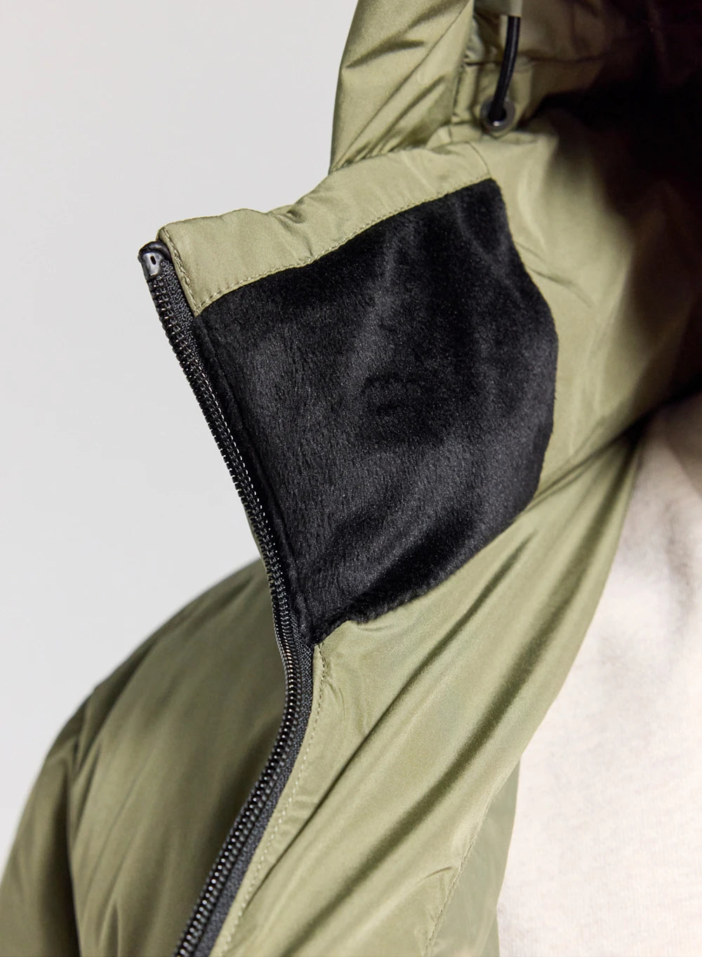 Doudoune à capuche homme Pyrenex Impulse kaki clair