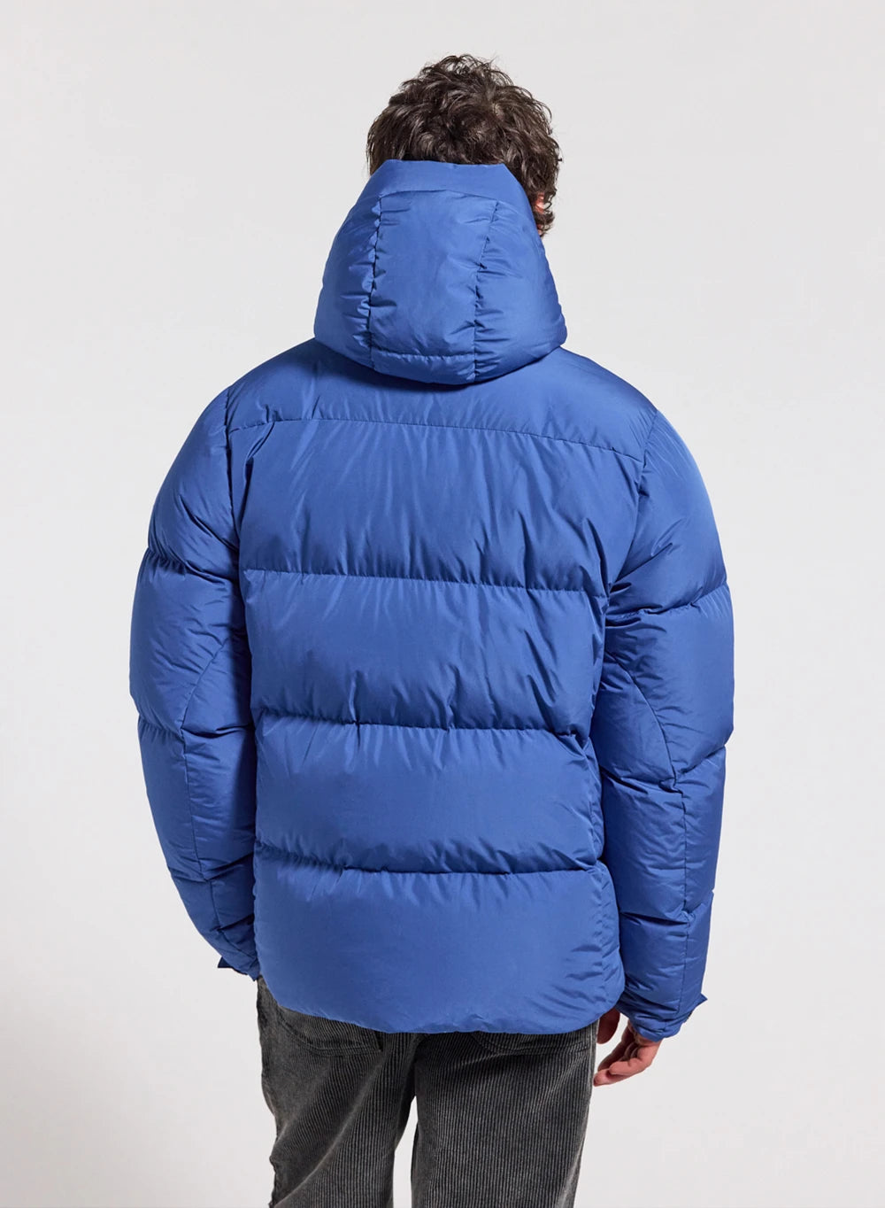 Pyrenex Impulse men’s hooded puffer jacket in electric blue-5