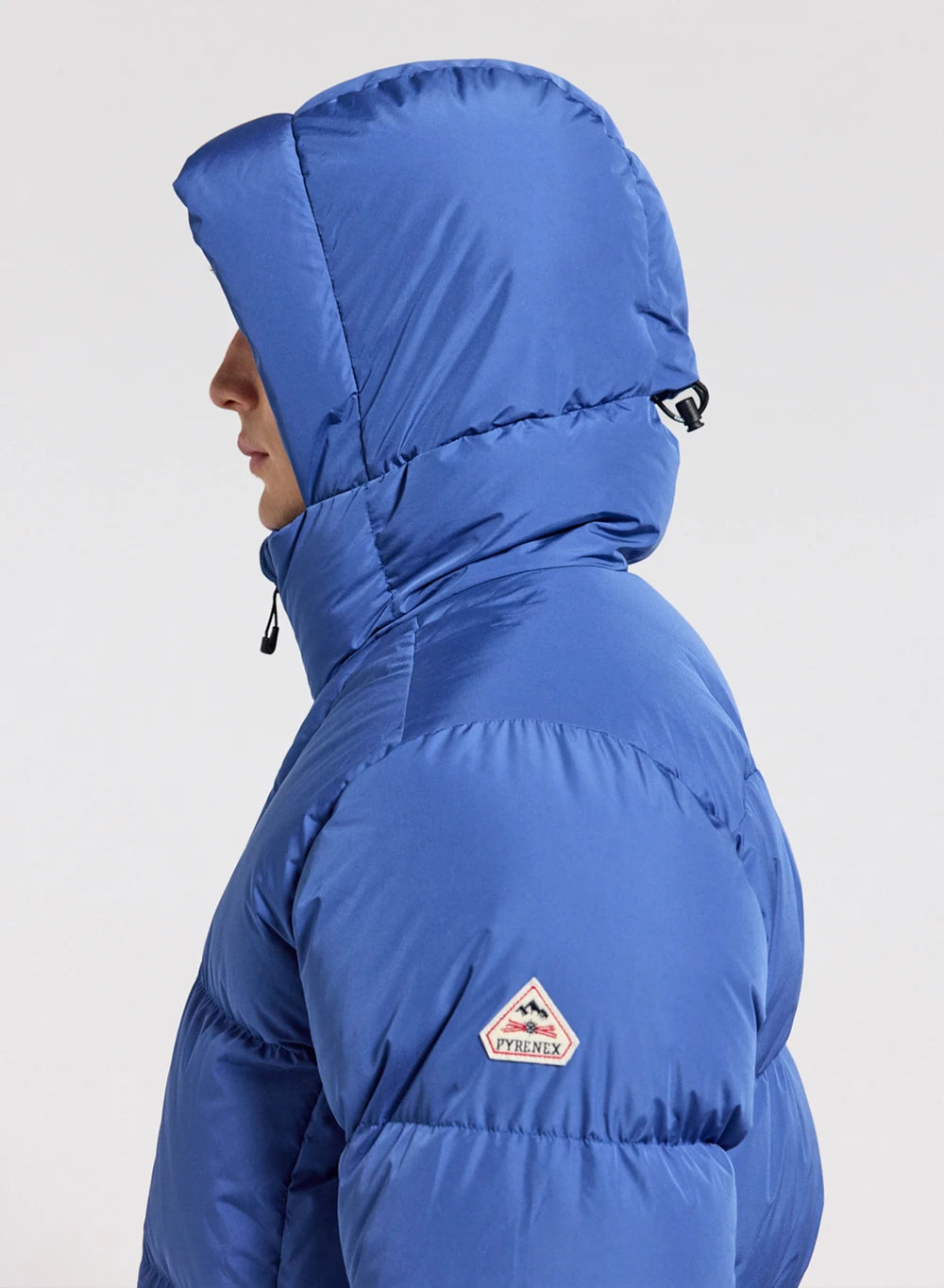 Pyrenex Impulse men’s hooded puffer jacket in electric blue-6