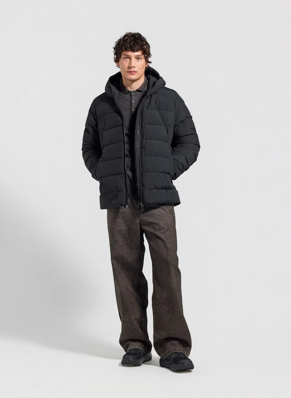 Daunenjacke mit Kapuze Herren Pyrenex Kepler schwarz