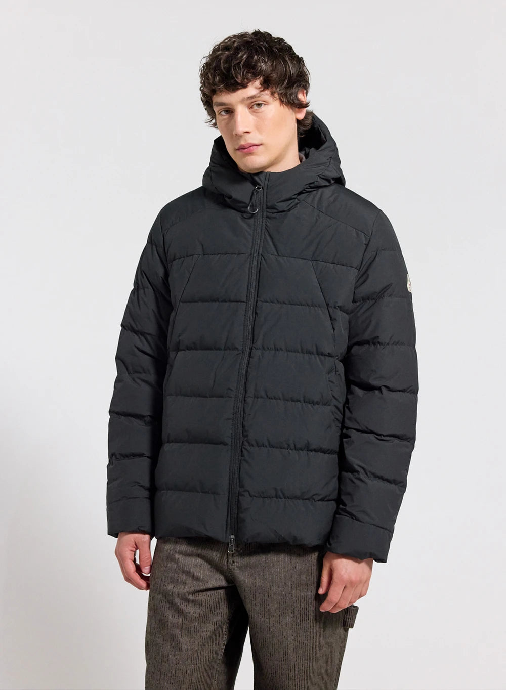Kapuzen-Daunenjacke für Herren Pyrenex Kepler schwarz-1