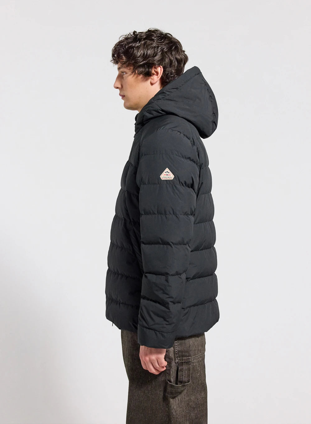 Kapuzen-Daunenjacke für Herren Pyrenex Kepler schwarz-3