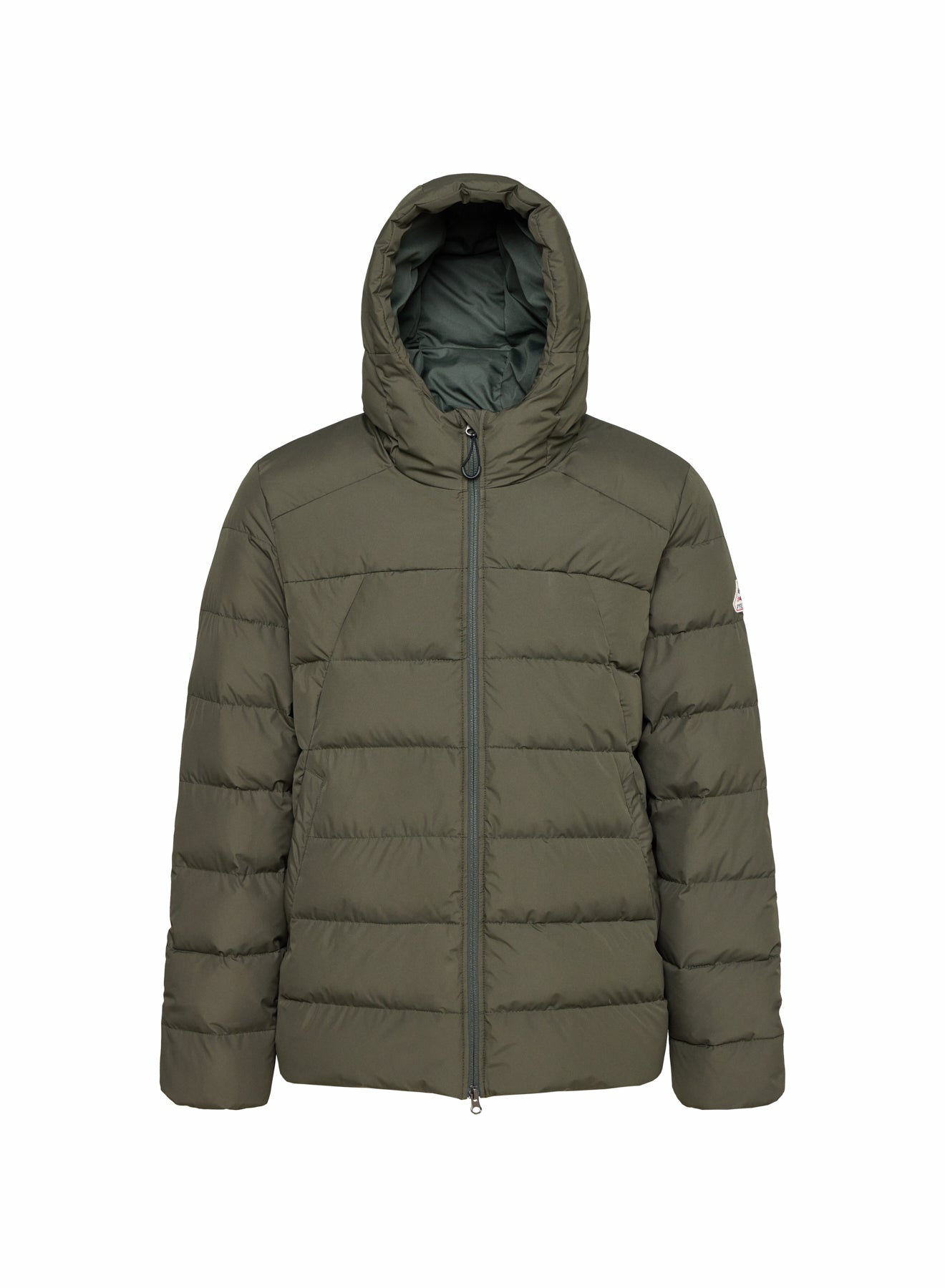 Pyrenex Kepler men’s dark khaki hooded puffer jacket-6