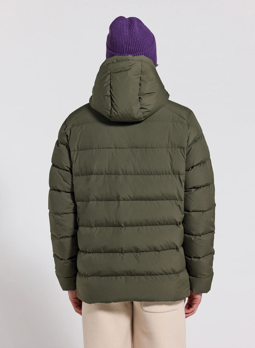 Doudoune à capuche homme Pyrenex Kepler kaki foncé