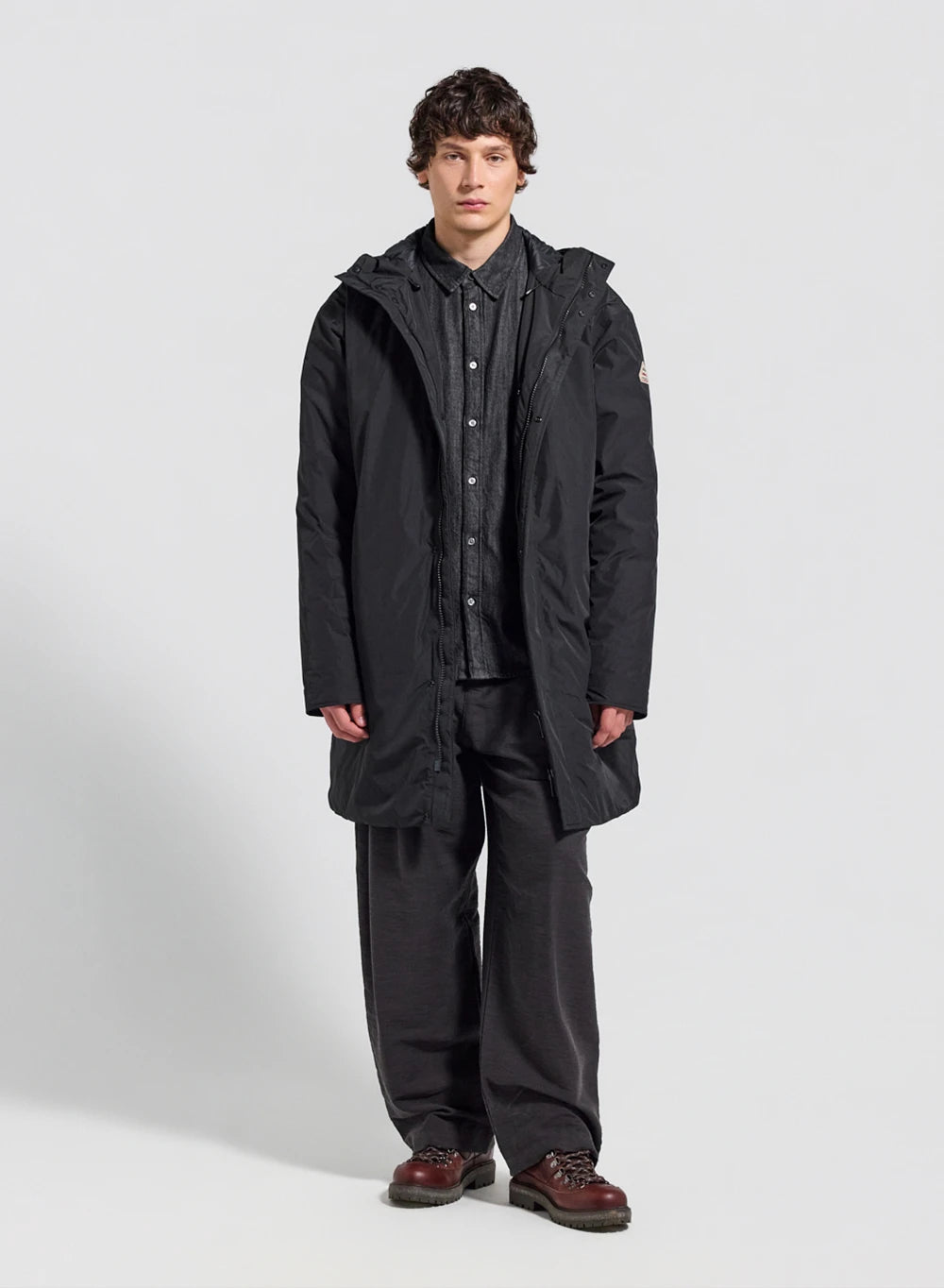 Parka matelassée imperméable longue pour homme Pyrenex Puigmal noire-5