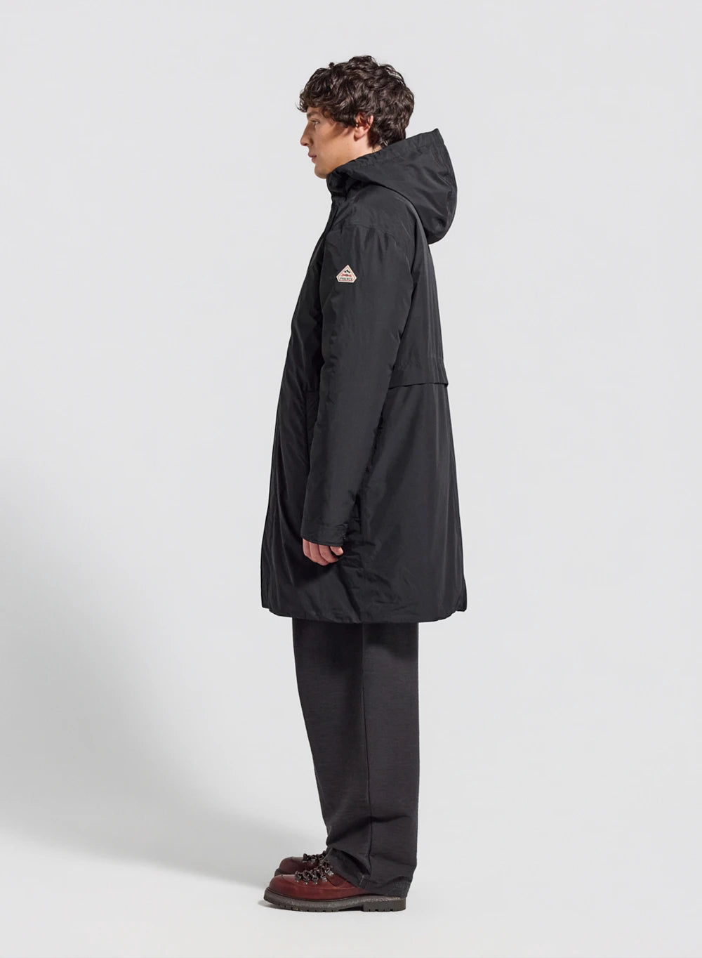 Parka matelassée imperméable longue pour homme Pyrenex Puigmal noire-3