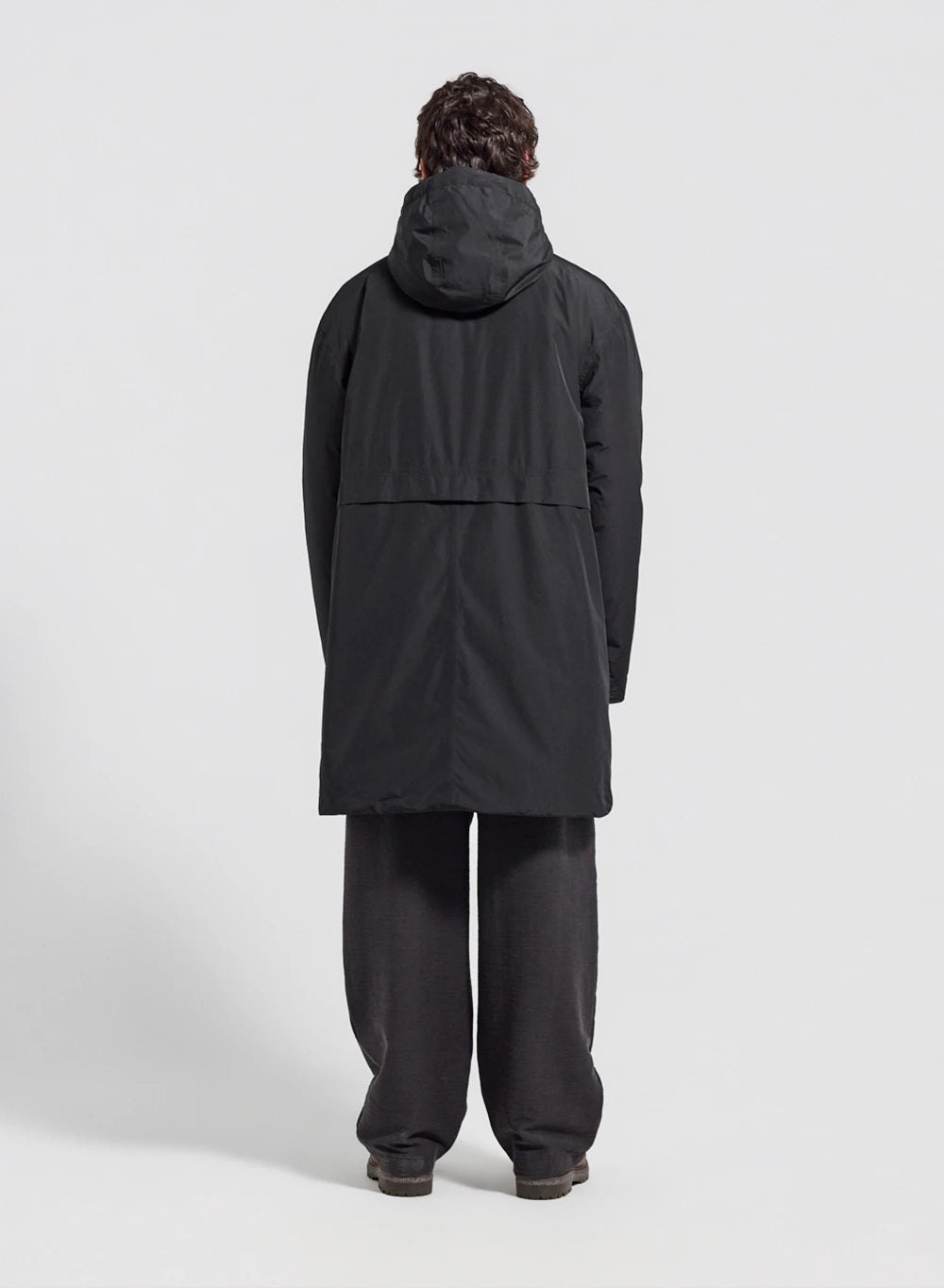 Parka matelassée imperméable longue pour homme Pyrenex Puigmal noire