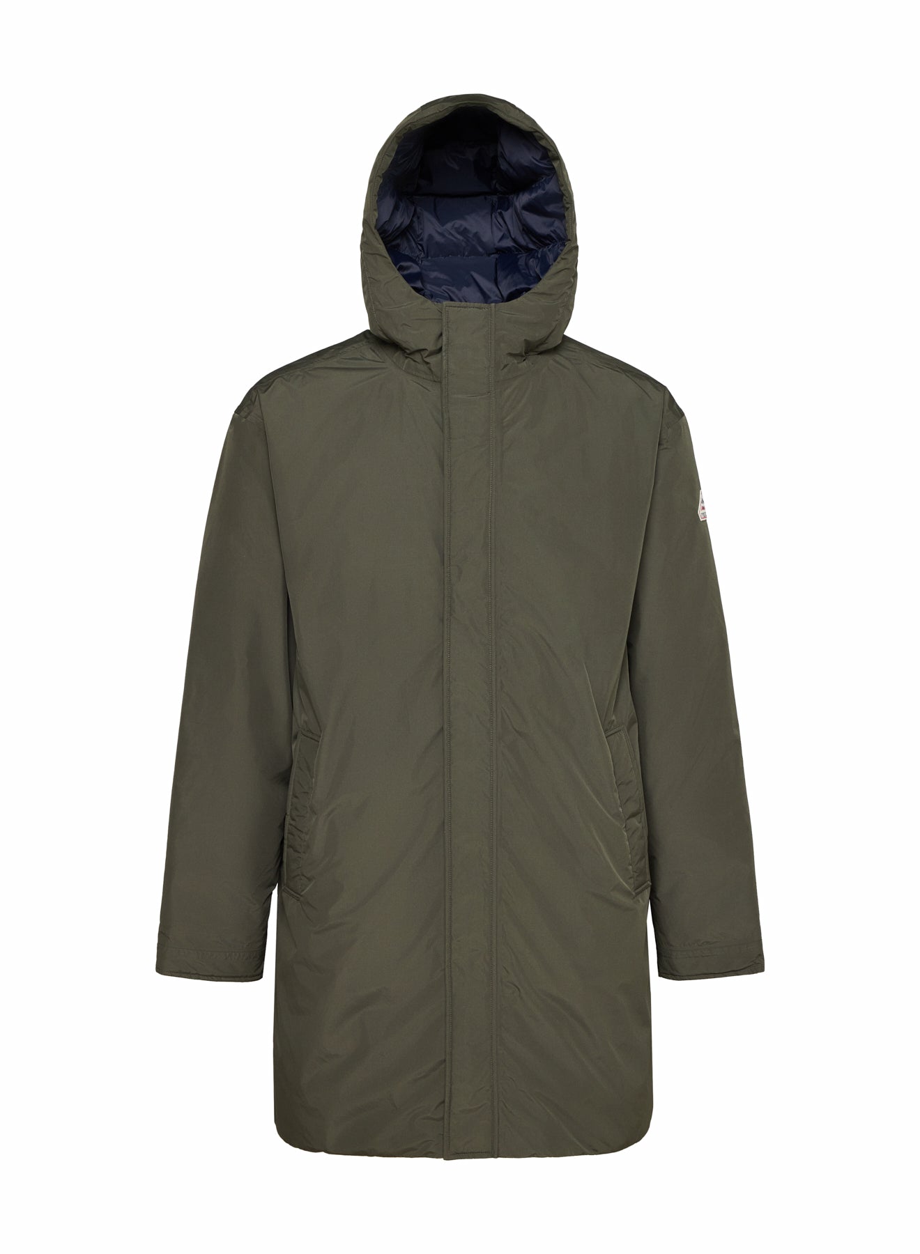 Parka matelassée imperméable longue pour homme Pyrenex Puigmal kaki foncé