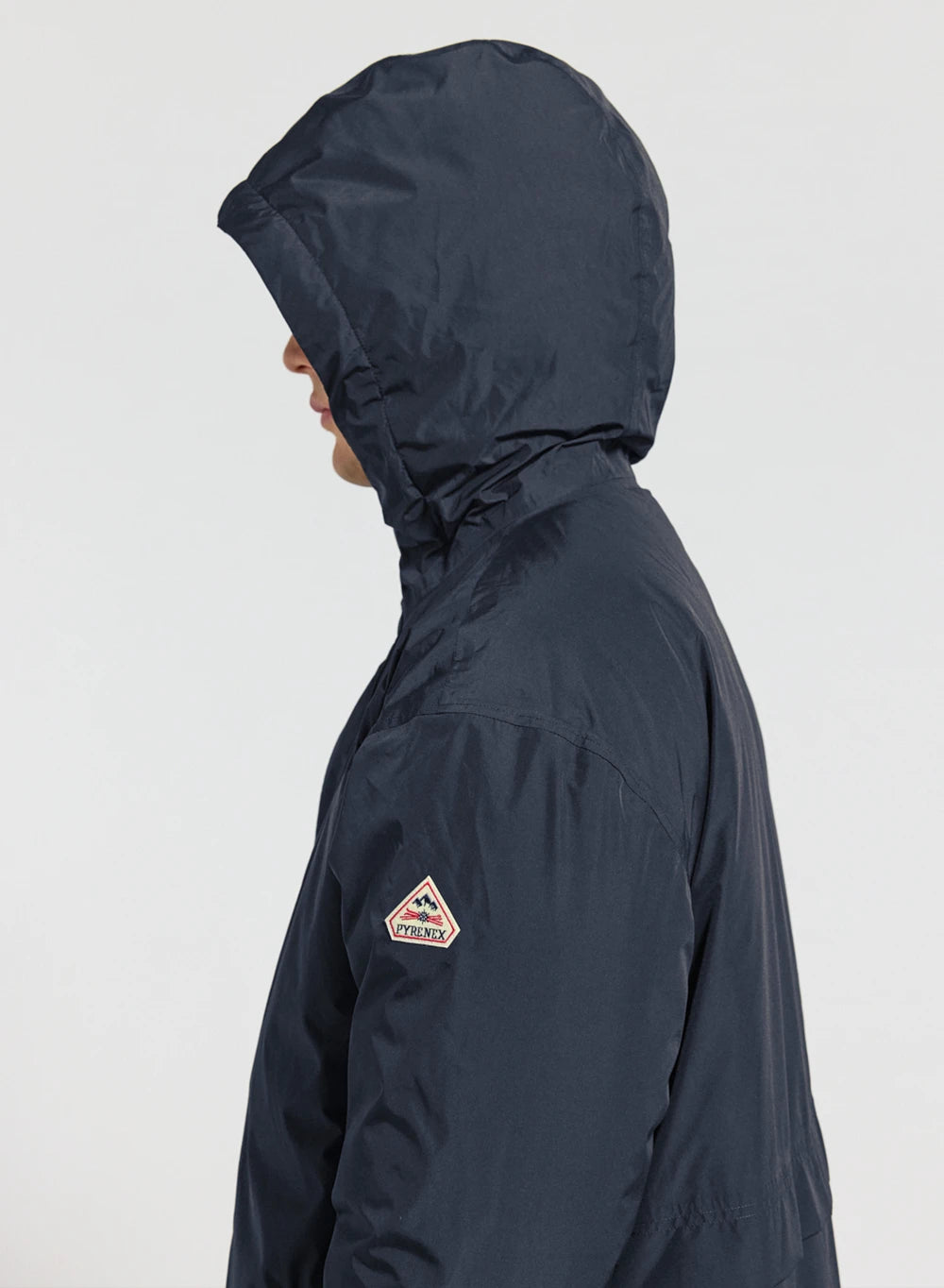 Parka matelassée imperméable longue pour homme Pyrenex Puigmal bleu foncé