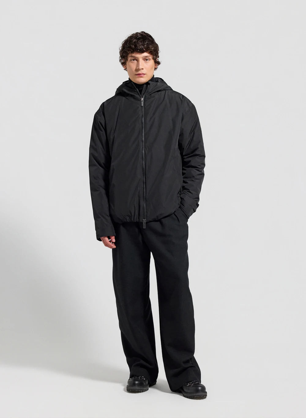 Parka matelassée imperméable pour homme Pyrenex Puigmal noire